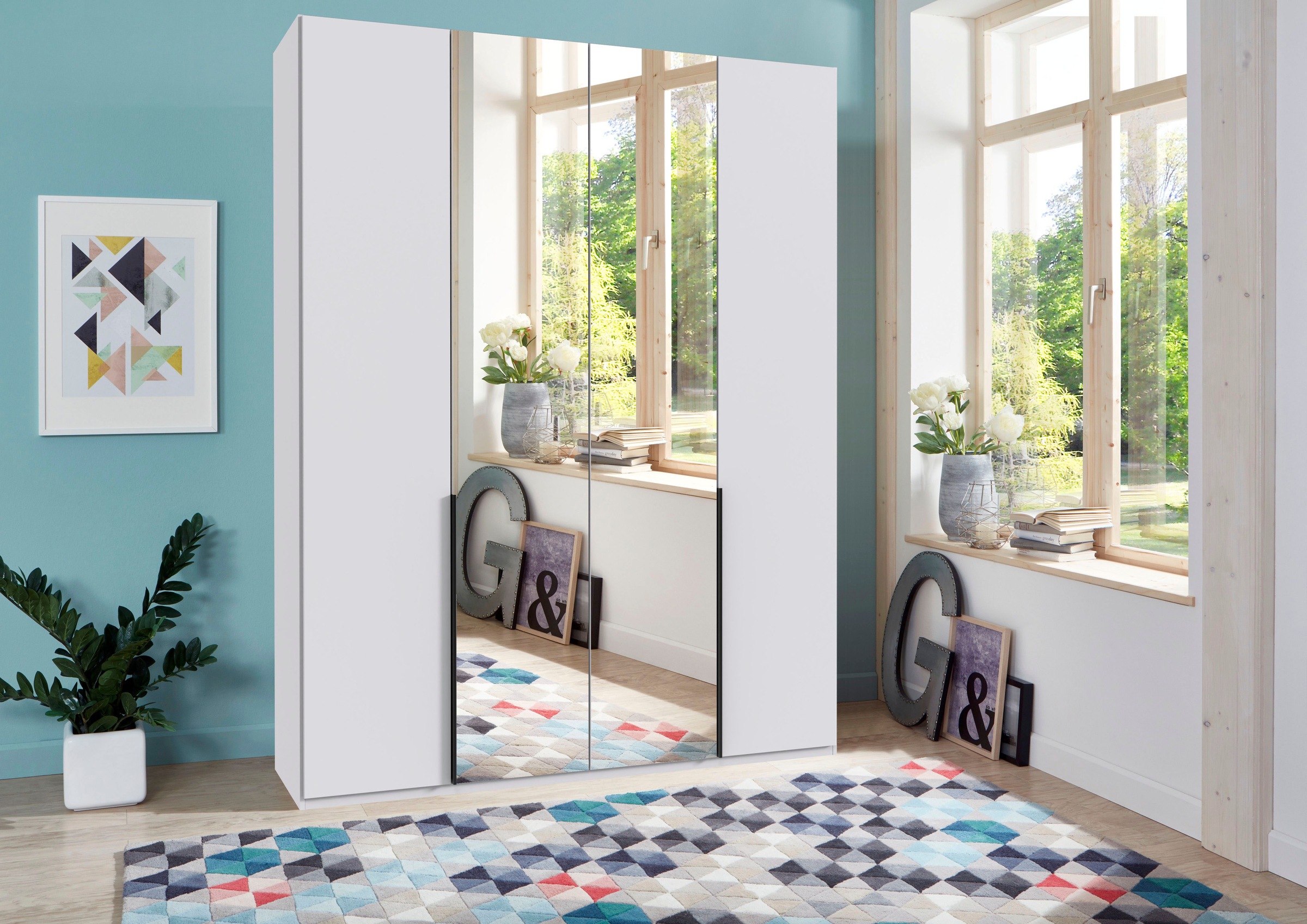 Wimex Kleiderschrank »Mugano,in 8 Breiten,3 Höhen,2 Tiefen, viele Farben, M günstig online kaufen