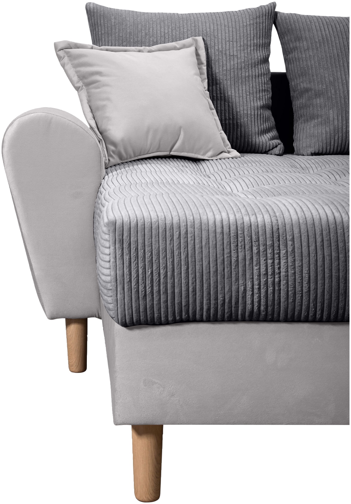 COLLECTION AB Wohnlandschaft »Raisa U-Form«, mit Federkern, Kissen und Steppung im Sitzbereich