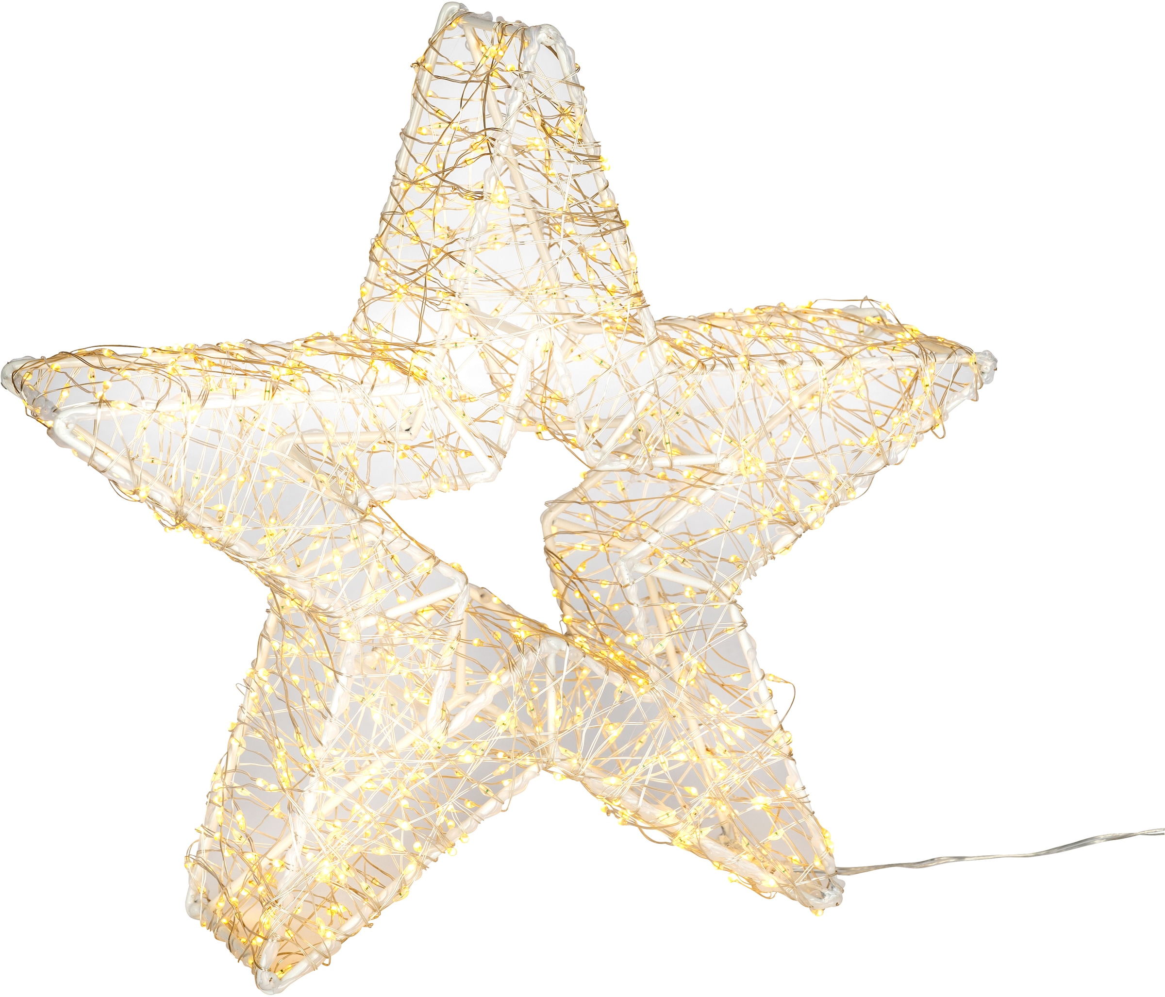 Star-Max LED Stern Rechnung auf stromsparende LED »Weihnachtsstern, kaufen flammig-flammig, aussen«, 960 Weihnachtsdeko