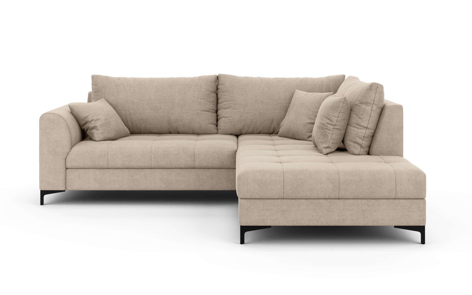 OTTO home Ecksofa »LEEVKE Design-Sofa mit Ottomane rechts/links bestellbar, günstig online kaufen