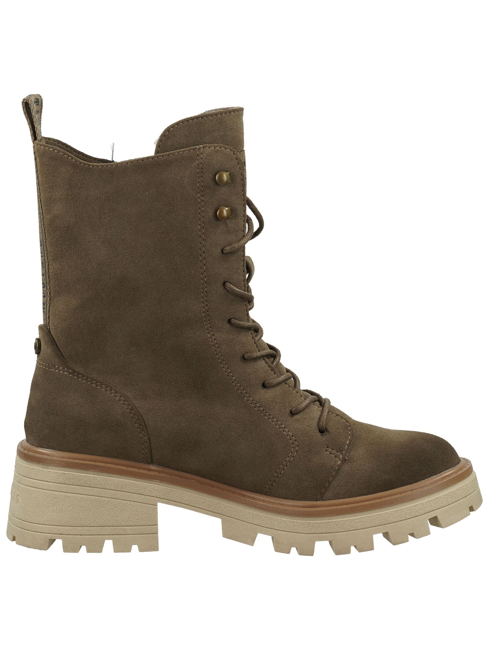Mustang Shoes Schnürstiefelette »Mustang Shoes Stiefelette Lederimitat«