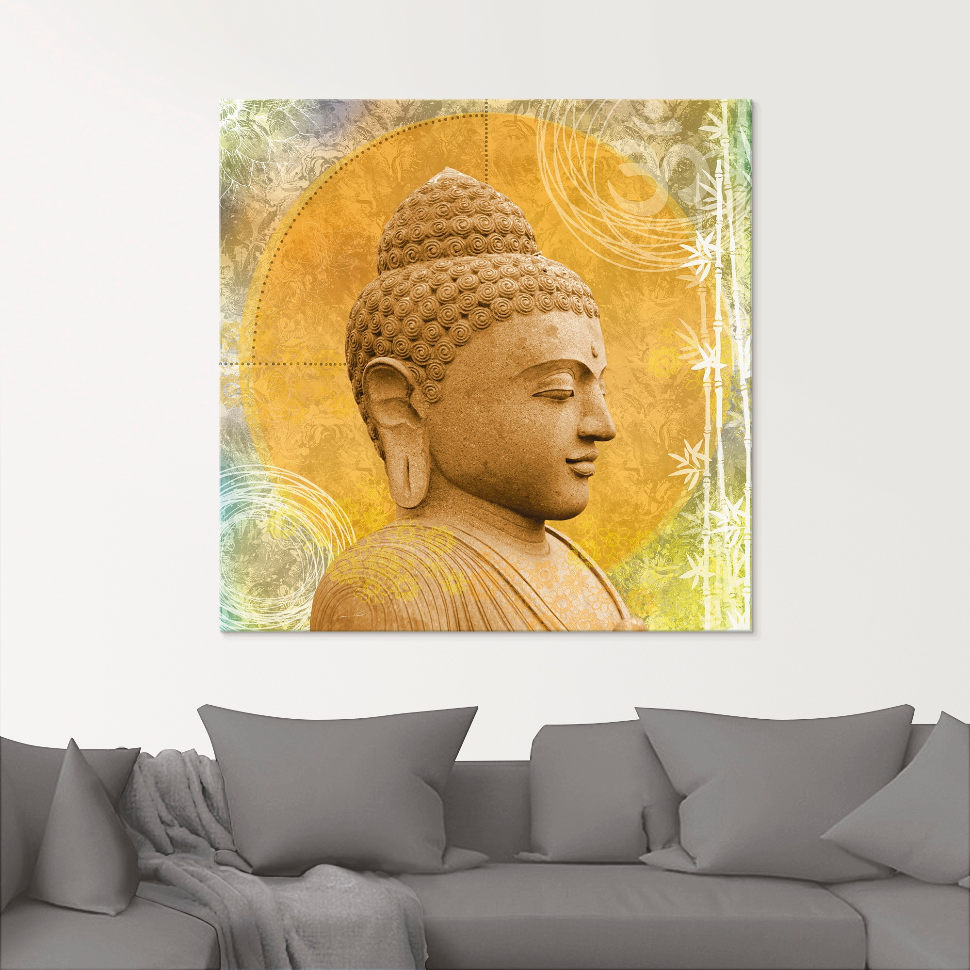 Artland Glasbild »Buddha II«, Spa, (1 St.), in verschiedenen Größen