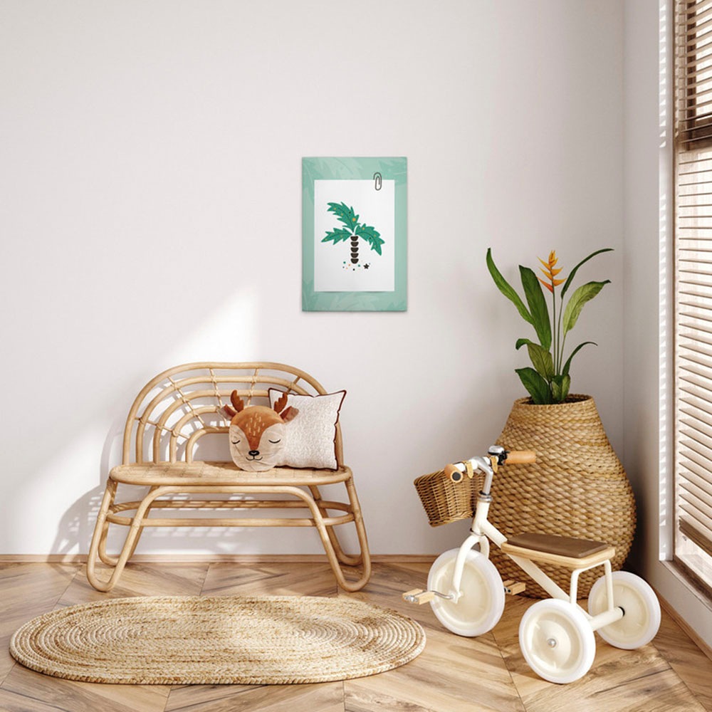 A.S. Création Leinwandbild »Dream Big 1 - Wandbild Grün Weiß Orange Keilrah günstig online kaufen