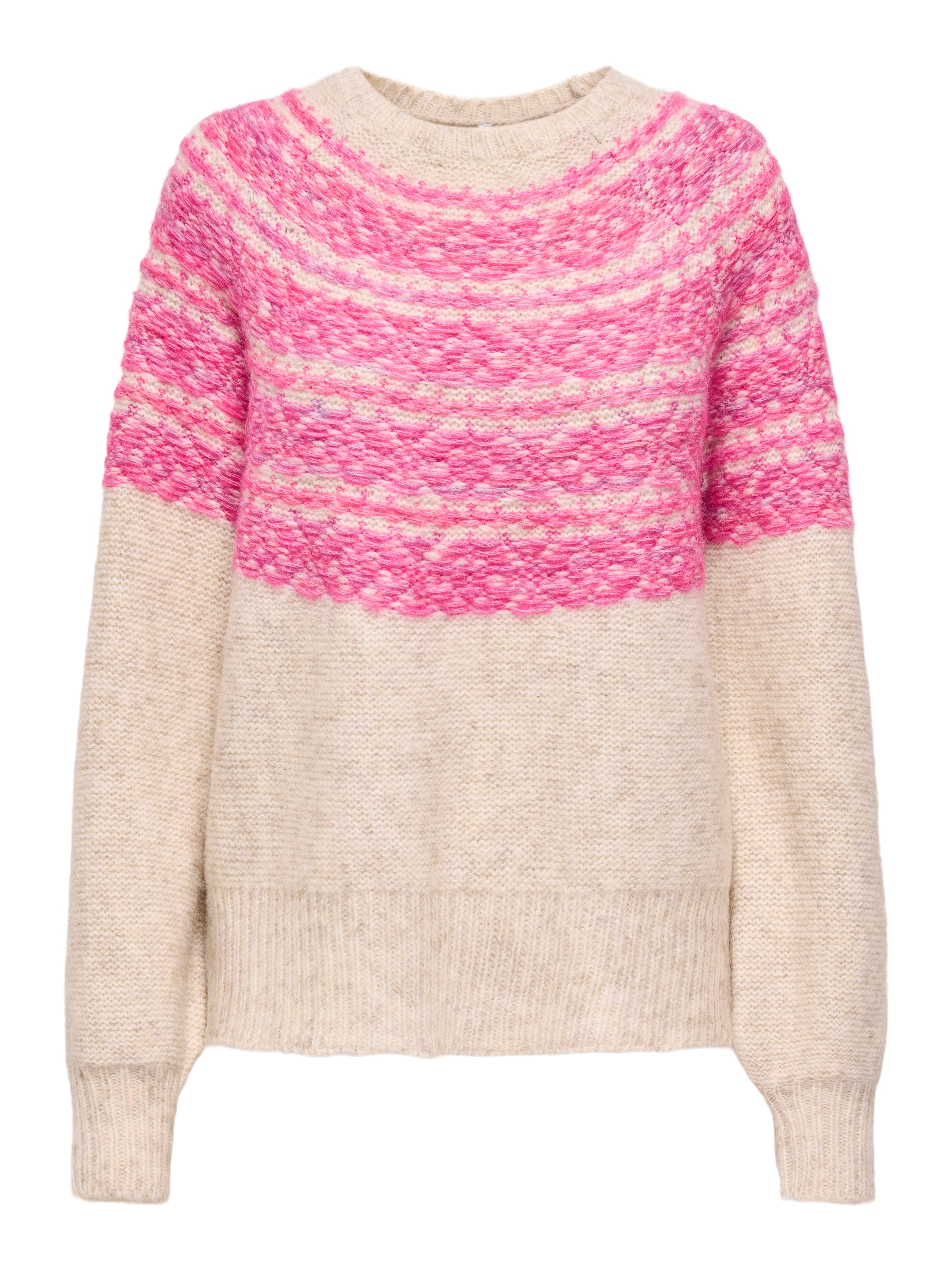 ONLY Strickpullover »ONLSIDONA LIFE LS JQ O-NECK KNT«