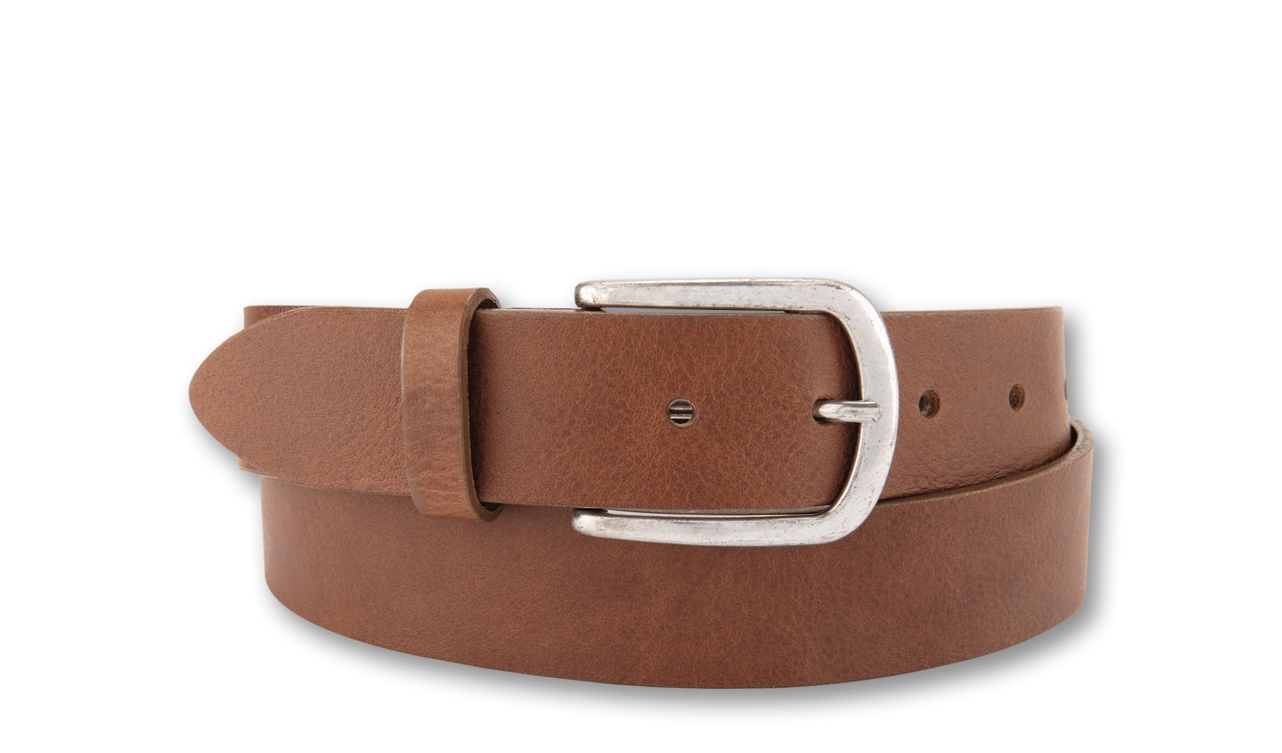 BERND GÖTZ Ledergürtel »Ledergürtel mit dekorativer, offener Silberschließe«