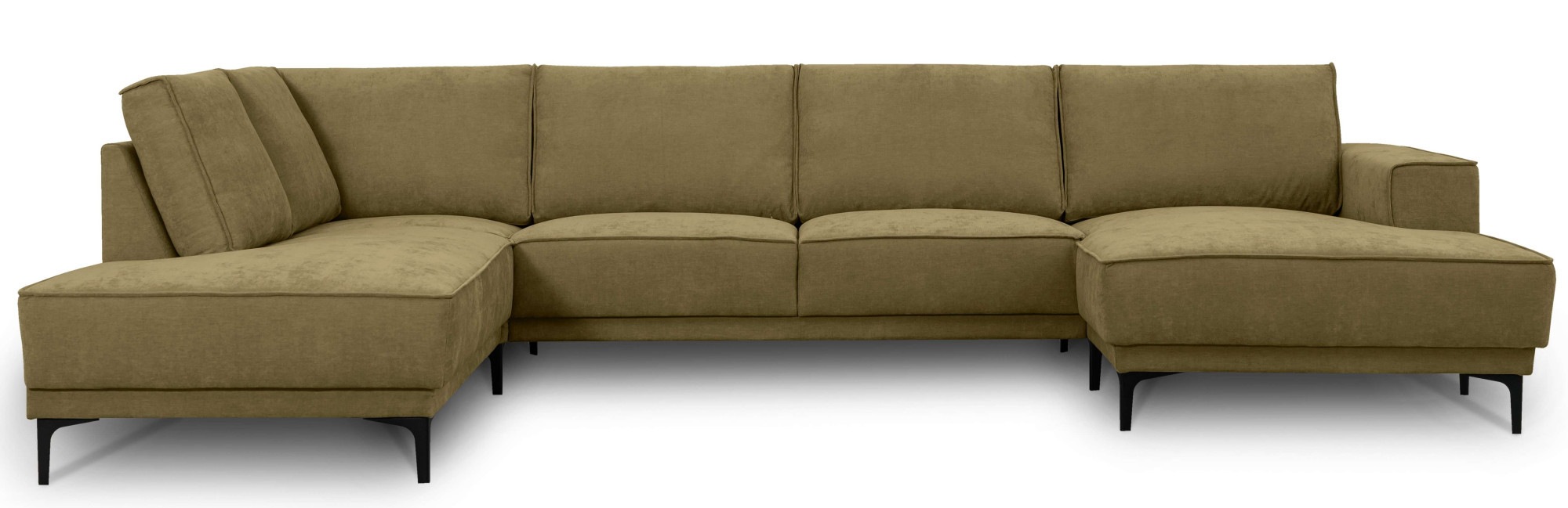 OTTO home Wohnlandschaft »XXL Sofa Oland, Struktur, Flachgewebe, Luxus-Micr günstig online kaufen
