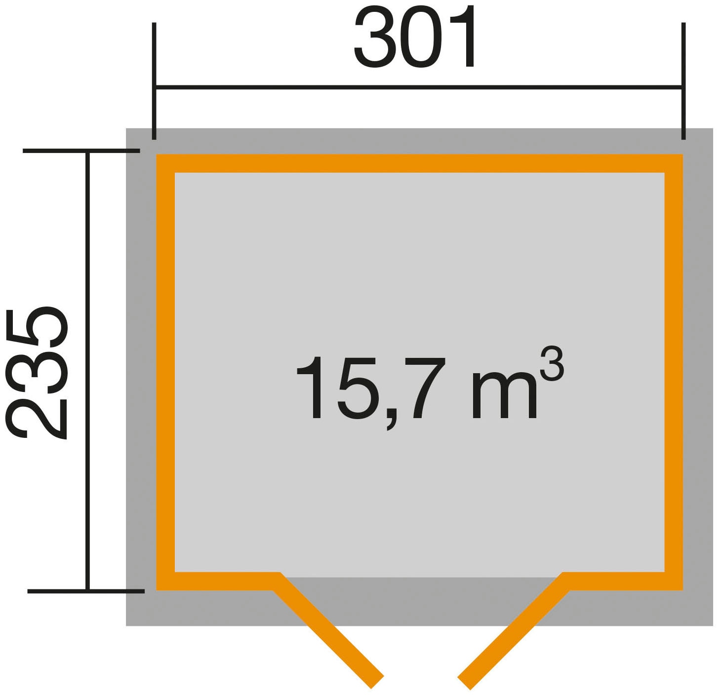 weka Gartenhaus »122 Gr.4«