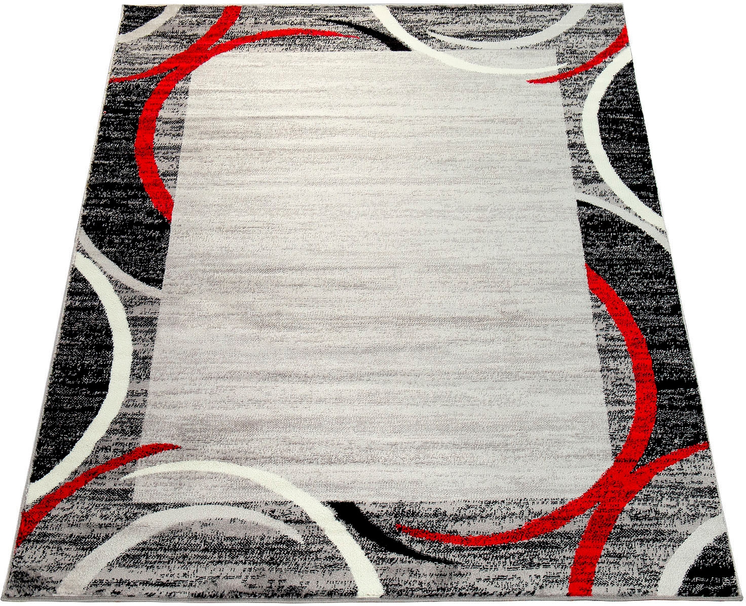 Paco Home Teppich »Sinai 059«, rechteckig, 13 mm Höhe, Kurzflor, modernes Design, mit Bordüre