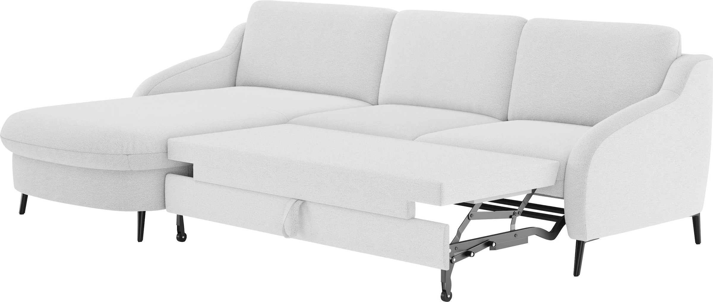 sit&more Ecksofa »Soul L-Form«, wahlweise mit Bettfunktion und Bettkasten oder Schubkasten