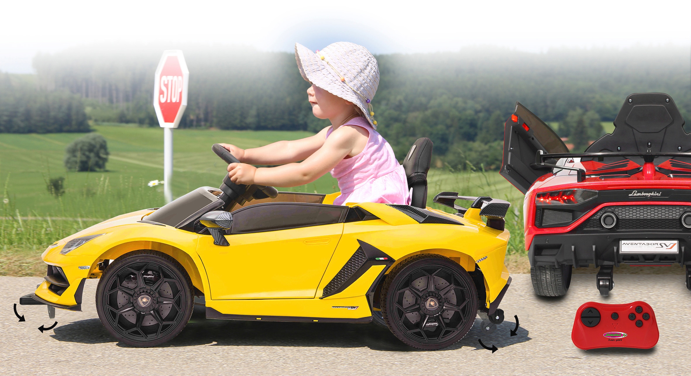Jamara Elektro-Kinderauto »Ride-on Lamborghini Aventador SVJ«, ab 3 Jahren, bis 30 kg