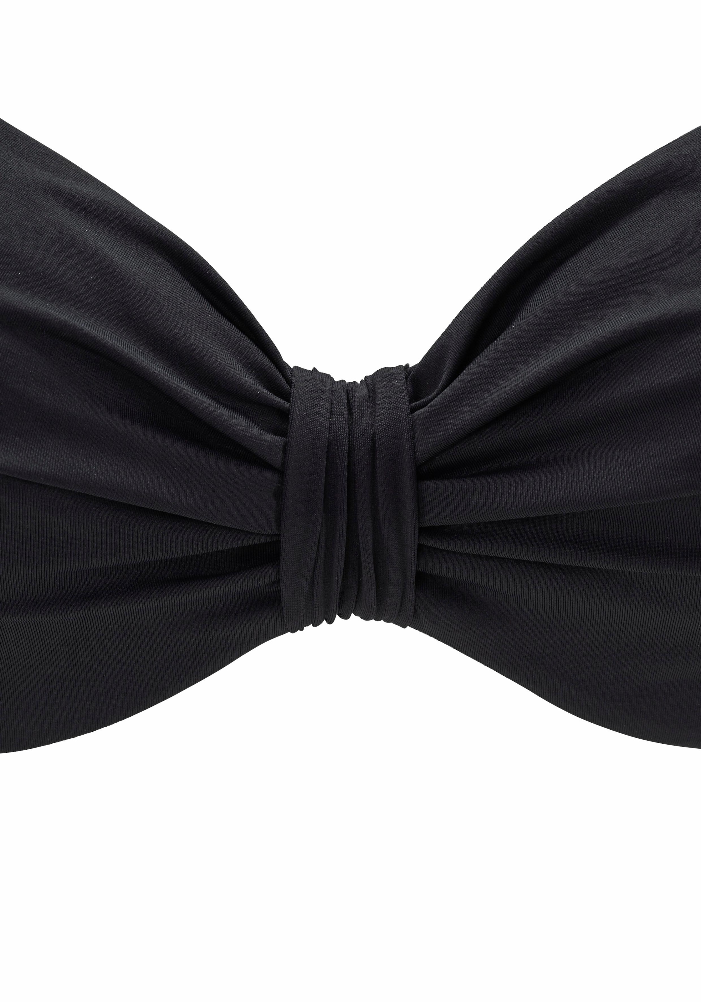 LASCANA Bügel-Bikini-Top »Italy« mit geraffter Mitte