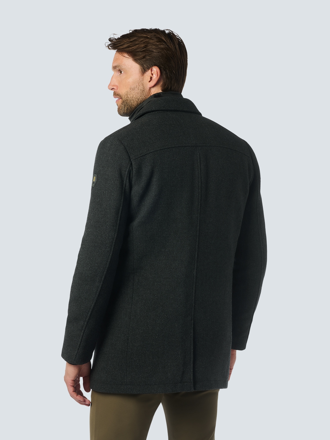 NO EXCESS Parka »No Excess Jacke Long Fit mit abnehmbarer Front«