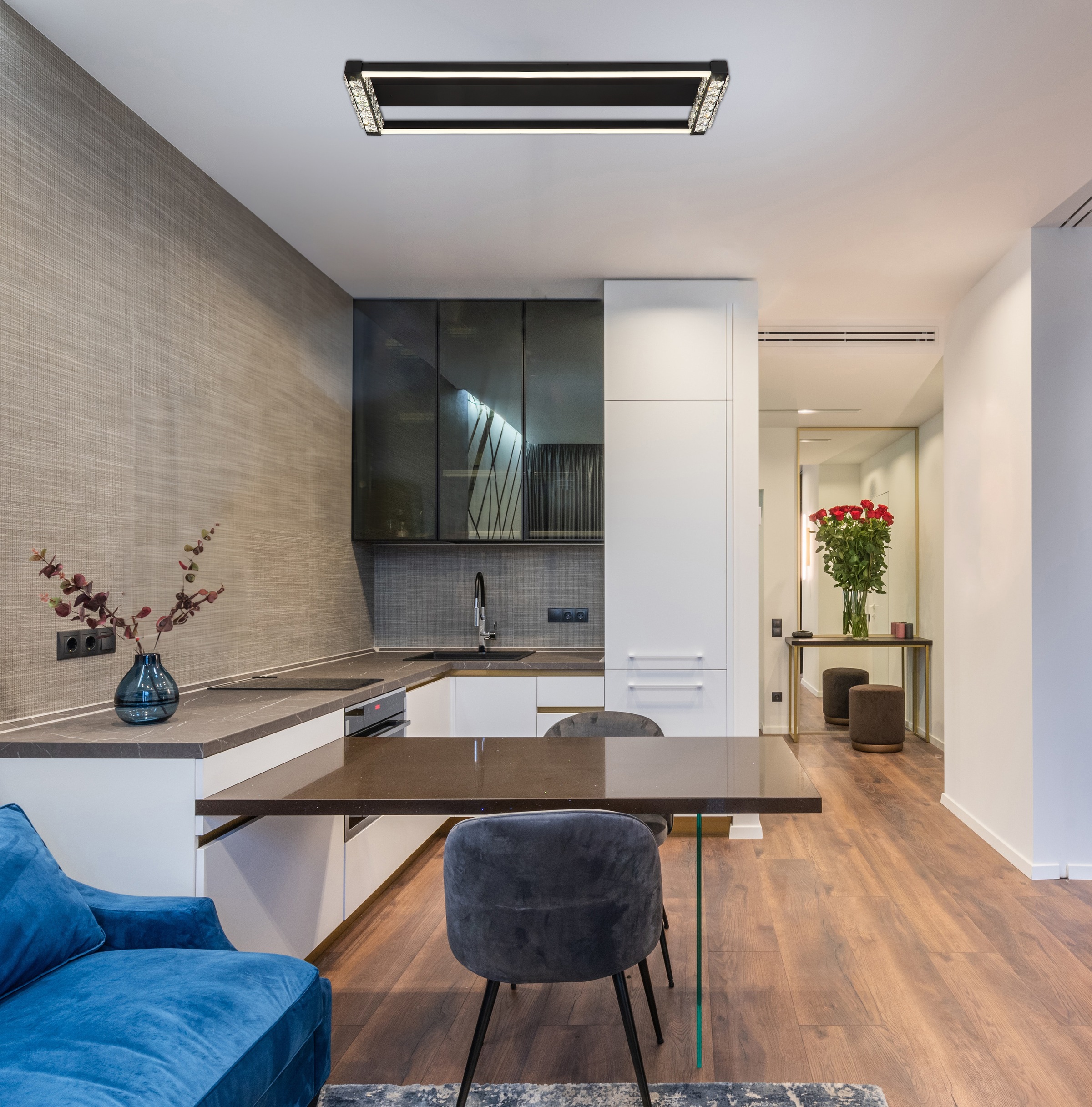 GLOBO LIGHTING LED Deckenleuchte »MARIELLA« LED-Modul Deckenlampe/Wohnzimme günstig online kaufen