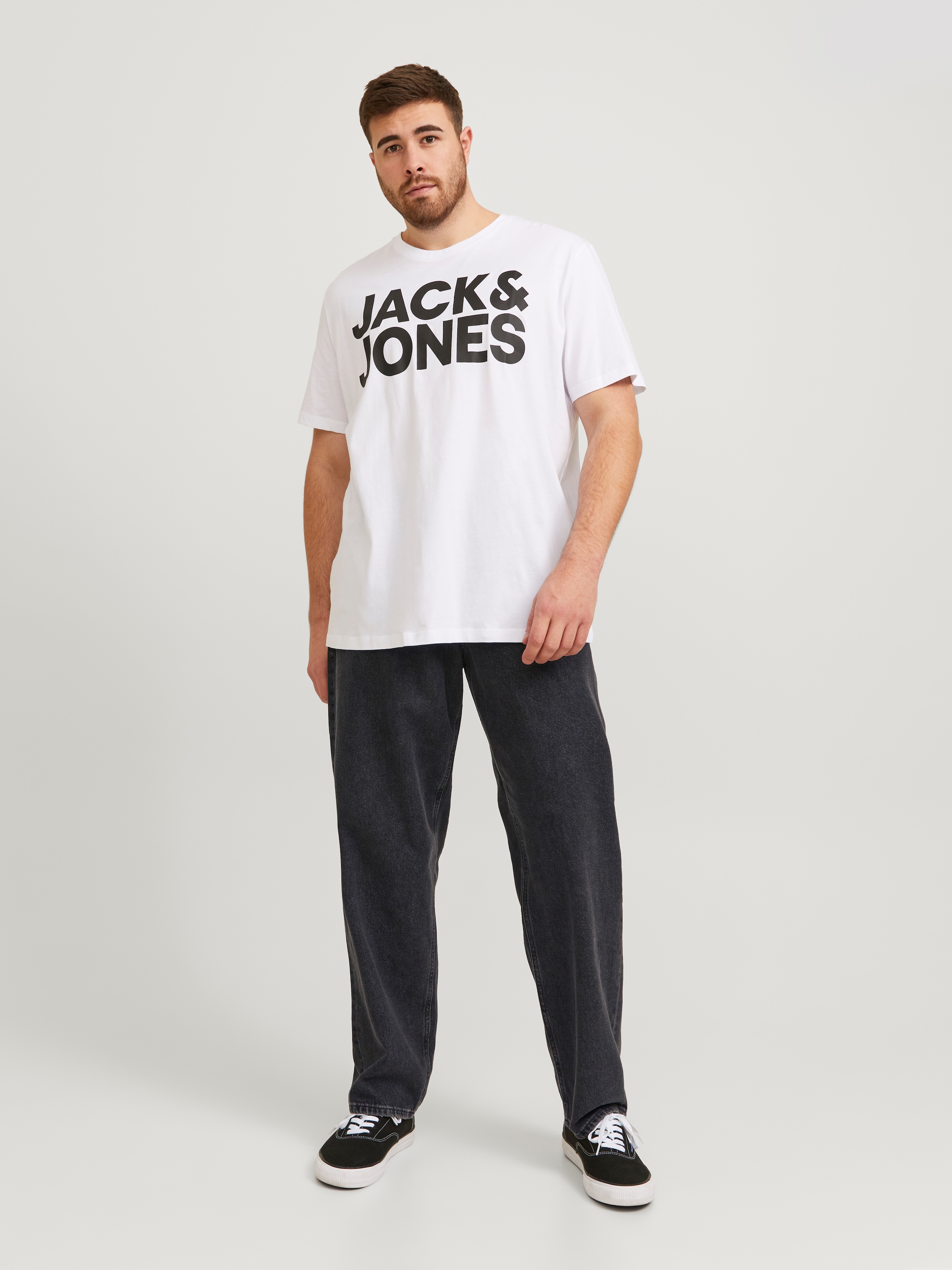 Jack & Jones PlusSize Relax-fit-Jeans »JJICHRIS JJORIGINAL SQ 7« mit Five-Pocket-Design