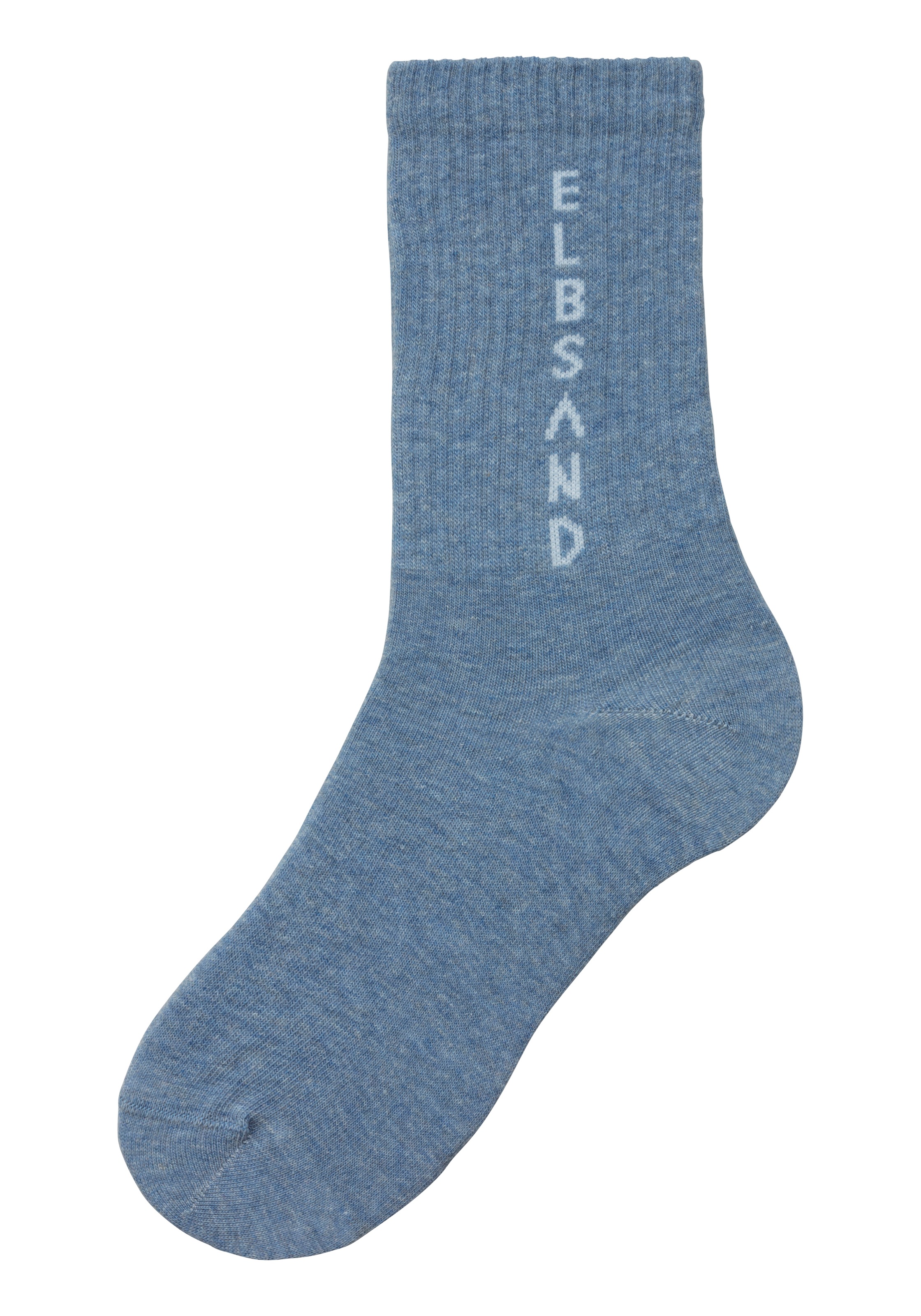 Elbsand Socken, (Packung, 3 Paar), mit eingestricktem Schriftzug