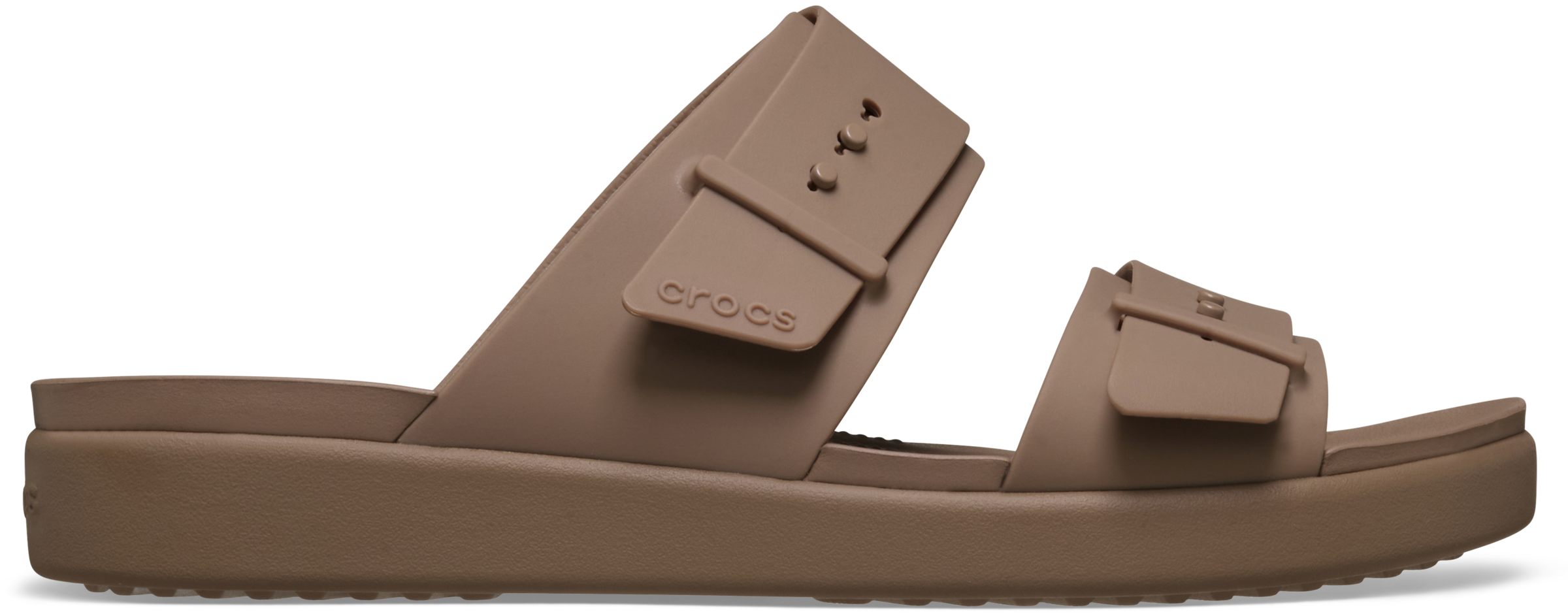 Crocs Pantolette »Brooklyn Buckle Low«  Sommerschuh, Strandschuh, Hausschuh mit Softfußbett
