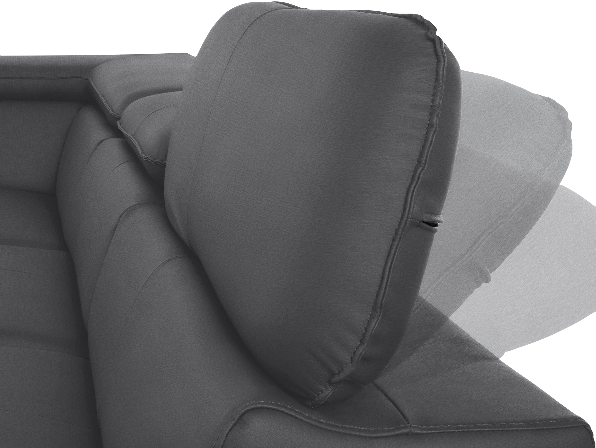 COTTA Ecksofa »Driver L-Form«, mit Kopfteilverstellung, wahlweise mit Bettfunktion & Bettkasten