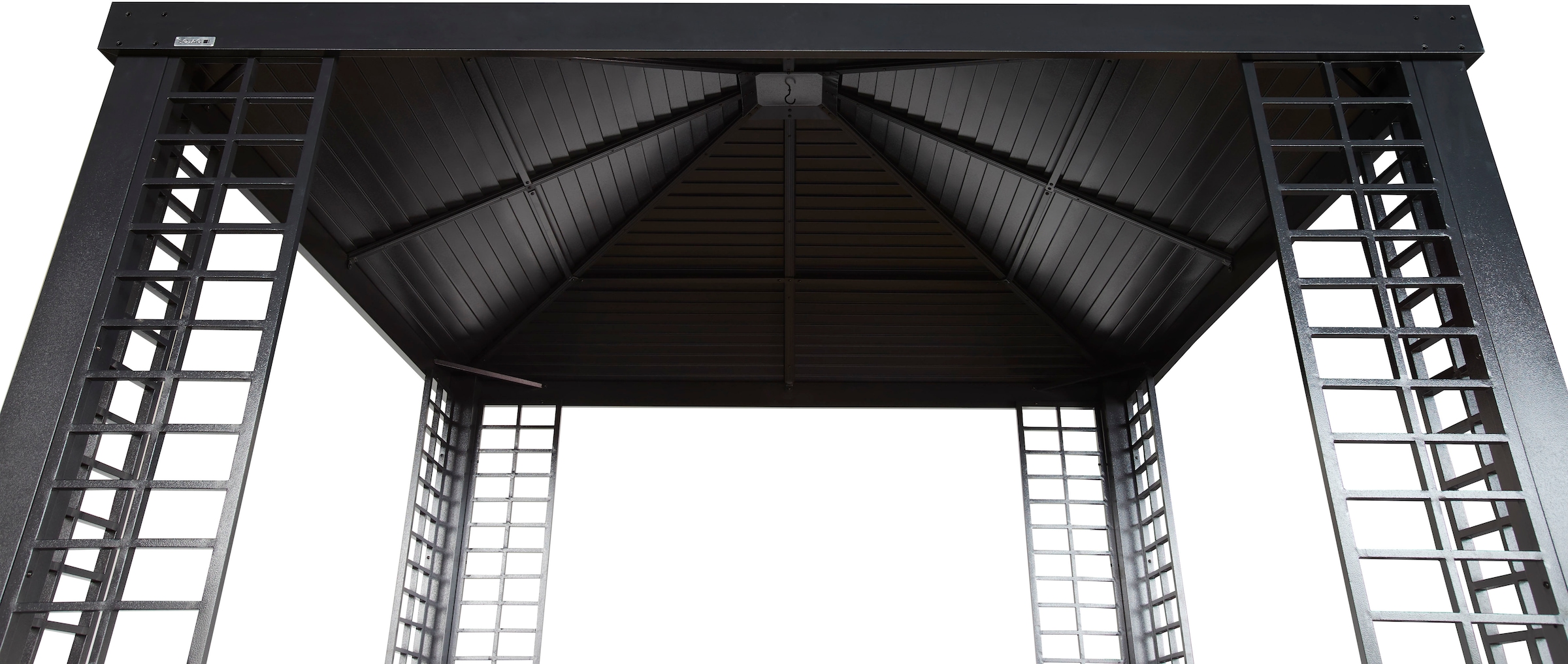 Sojag Pavillon »»Havana 1010««, (Set), aus Aluminium, Inkl. 6 Pflanzkübeln