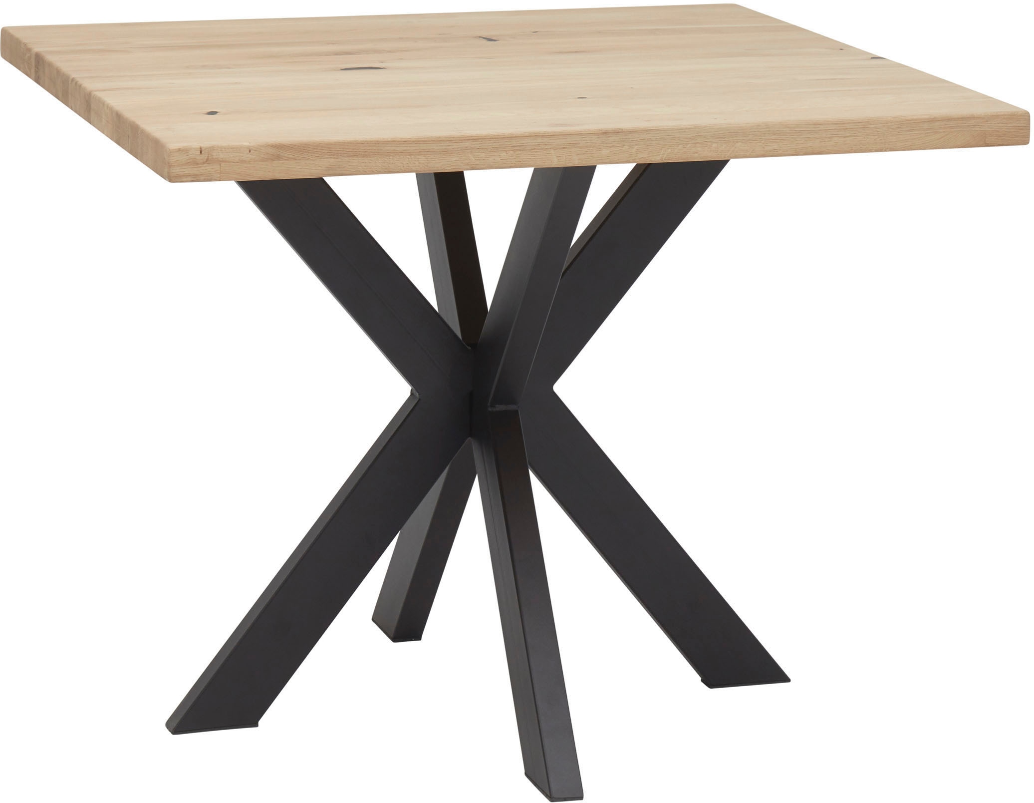 Stolkom Esstisch »Micky«, 100 cm in Eiche Massiv geölt, Tisch quadratisch günstig online kaufen