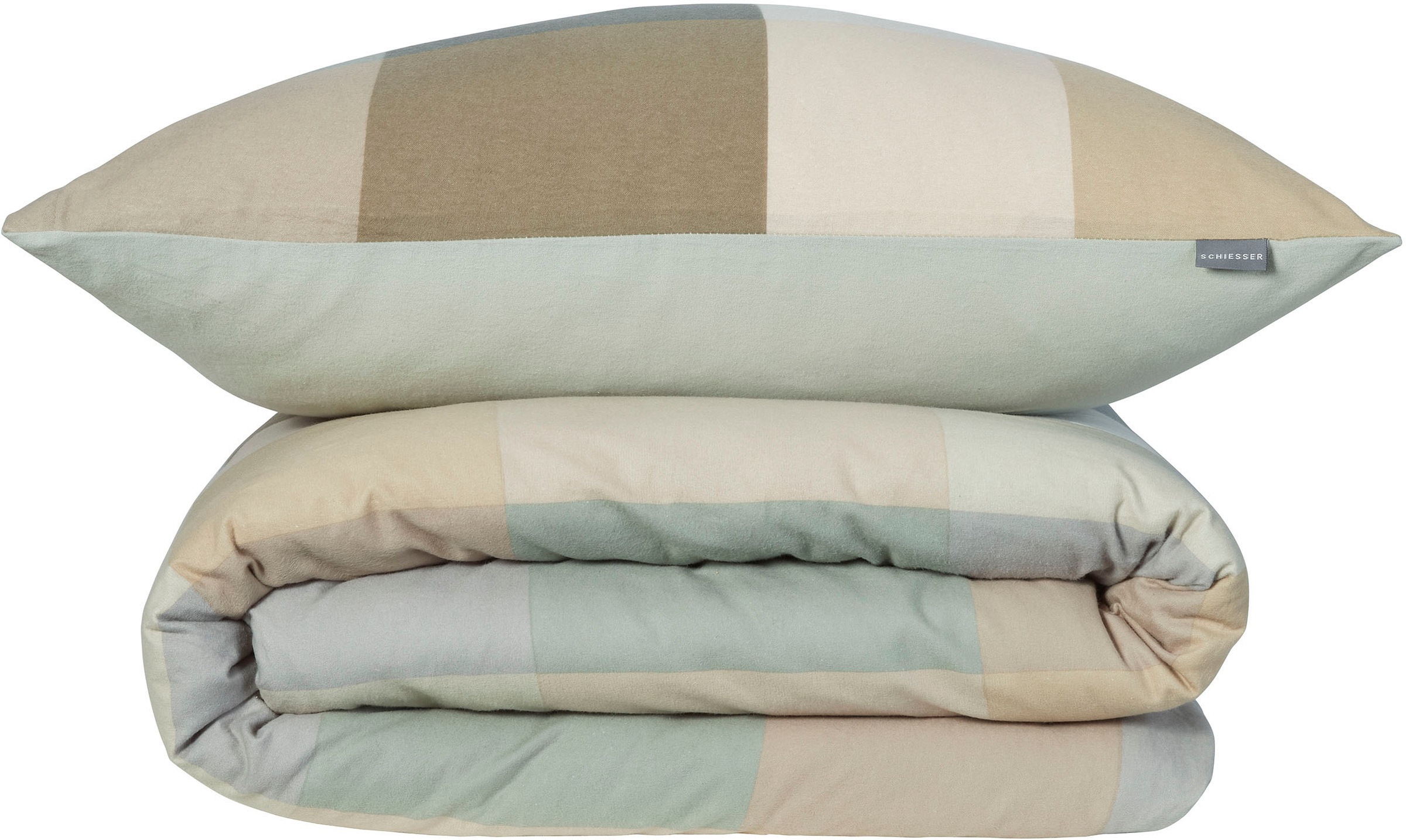 Schiesser Wendebettwäsche »Travis aus weicher Baumwolle in klassischem Karo günstig online kaufen