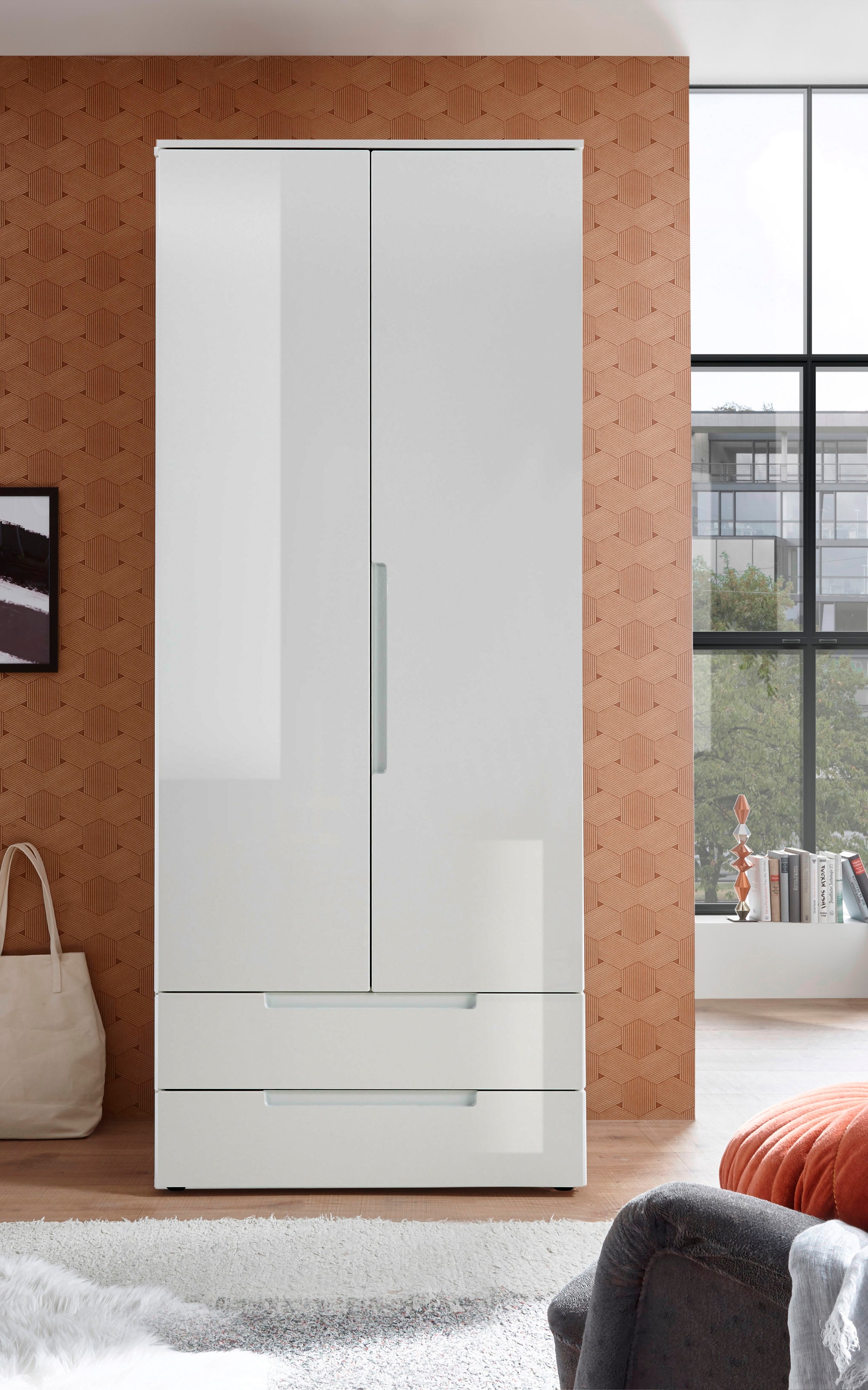 Schlafkontor Drehtürenschrank »Spice«, mit Hochglanzfront