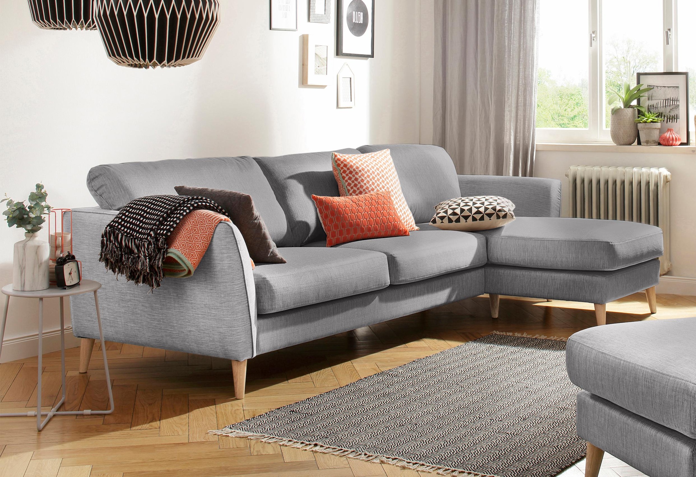 Home affaire Ecksofa "MARSEILLE (279/152cm),L-Form, Rec. rechts/links", Mas günstig online kaufen