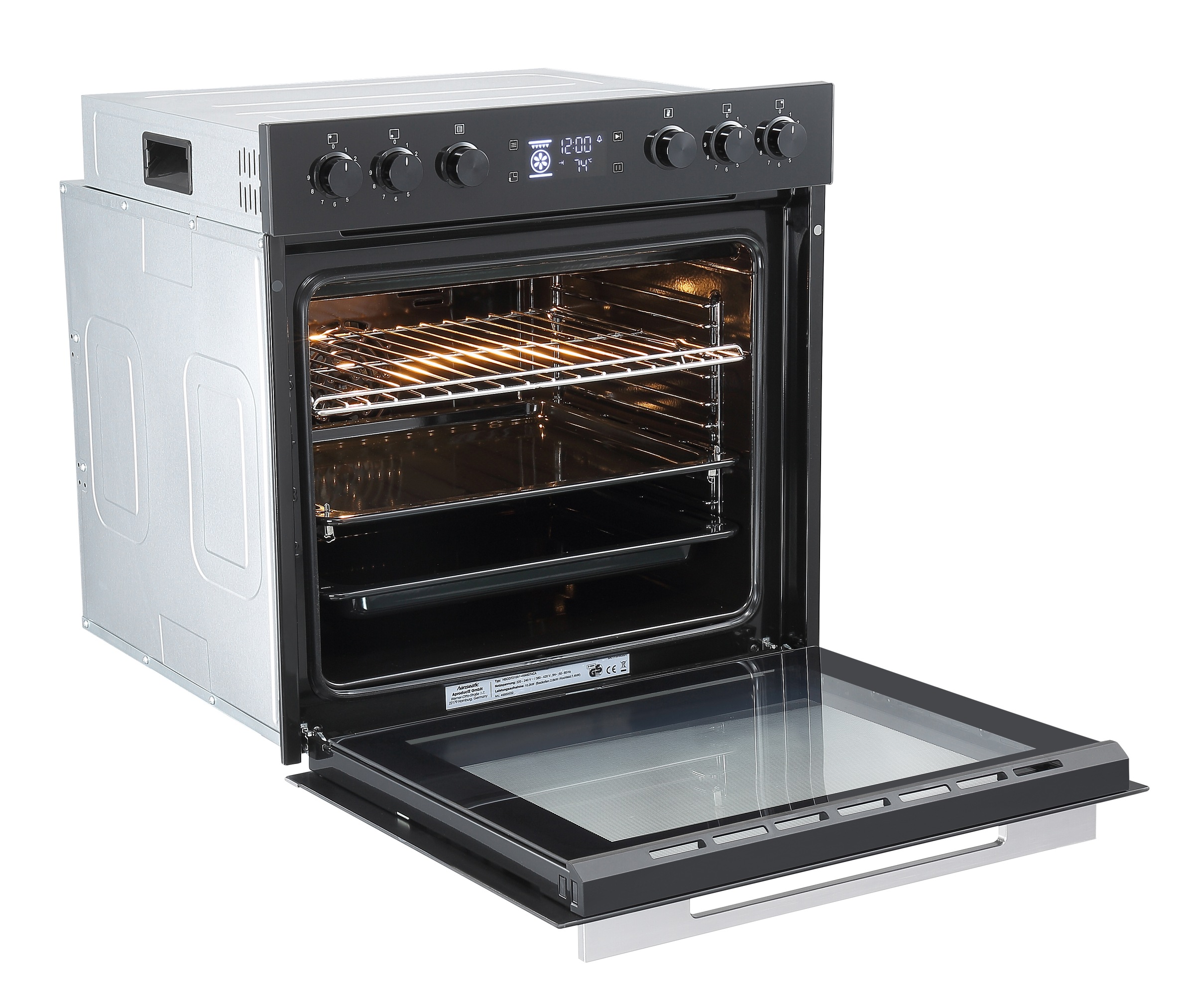 Hanseatic Induktions Herd-Set »HBCO7210A1MB+HI146074C«, Das Wasser sehr schnell zum Kochen bringen, dank Induktion