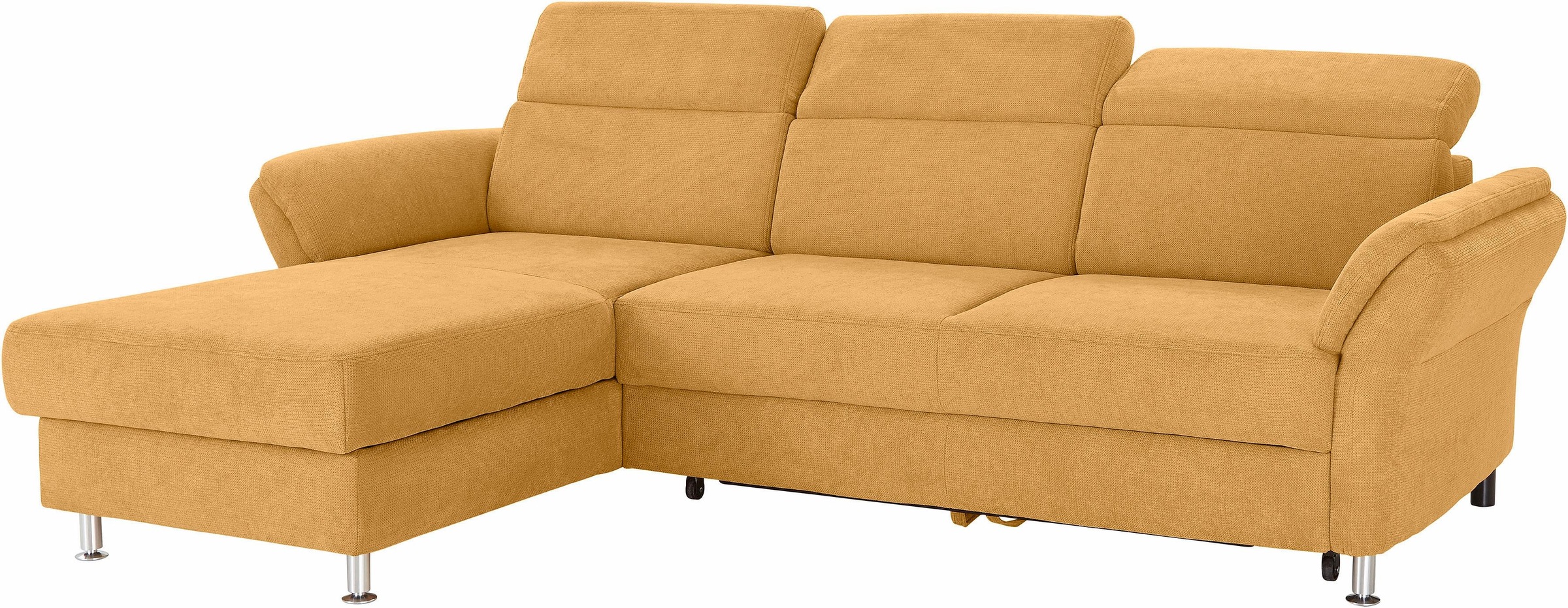 sit&more Ecksofa »Avignon L-Form«, Kopfteilverstellung, wahlweise mit Bettfunktion und Bettkasten