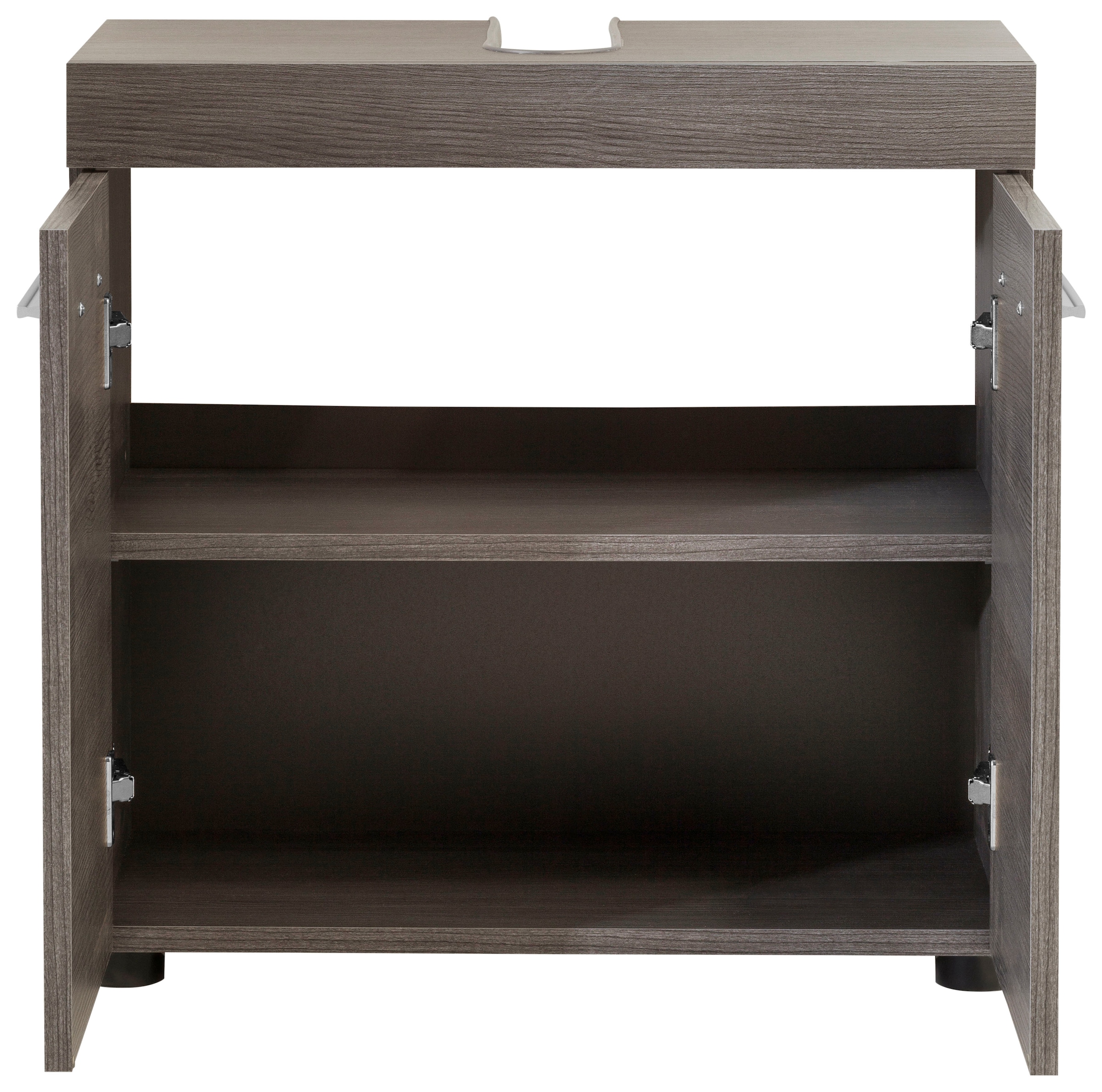welltime Waschbeckenunterschrank »Royan« Waschbeckenunterschrank mit 2 Türen - (B/T/H) 58/31/57 cm