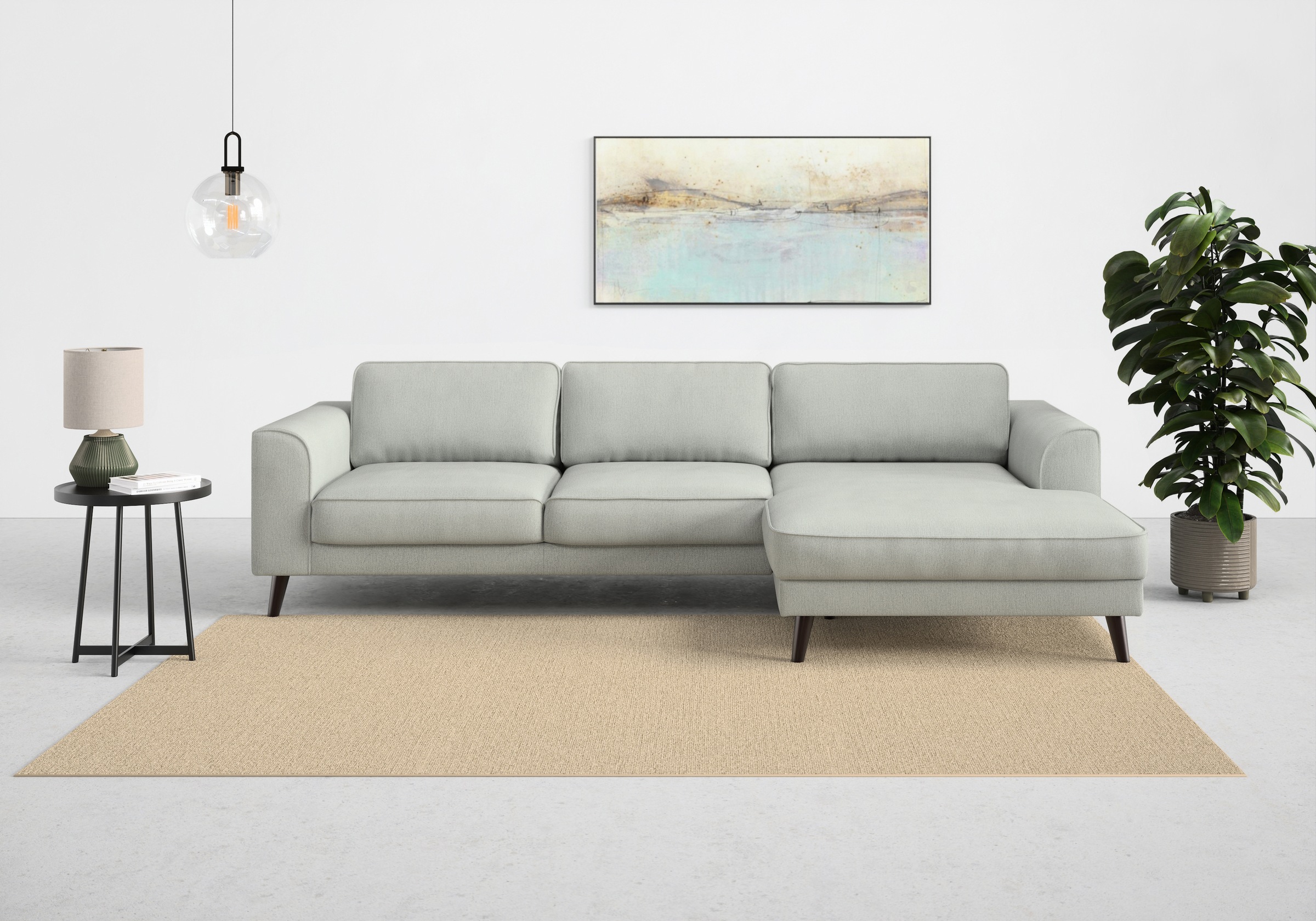 TRENDMANUFAKTUR Ecksofa »Lumber Jack, elegantes Designsofa, zeitlos modern, günstig online kaufen