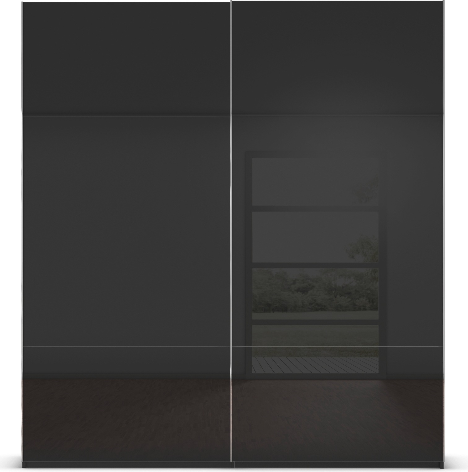 rauch Schwebetürenschrank »Kleiderschrank Schrank Garderobe Schlafzimmerschrank CONTIDO«, (in 3 verschiedenen Ausstattungen BASIC/CLASSIC/PREMIUM), aus hochwertigem Material in 6 Breiten 2 Griff-Farben MADE IN GERMANY
