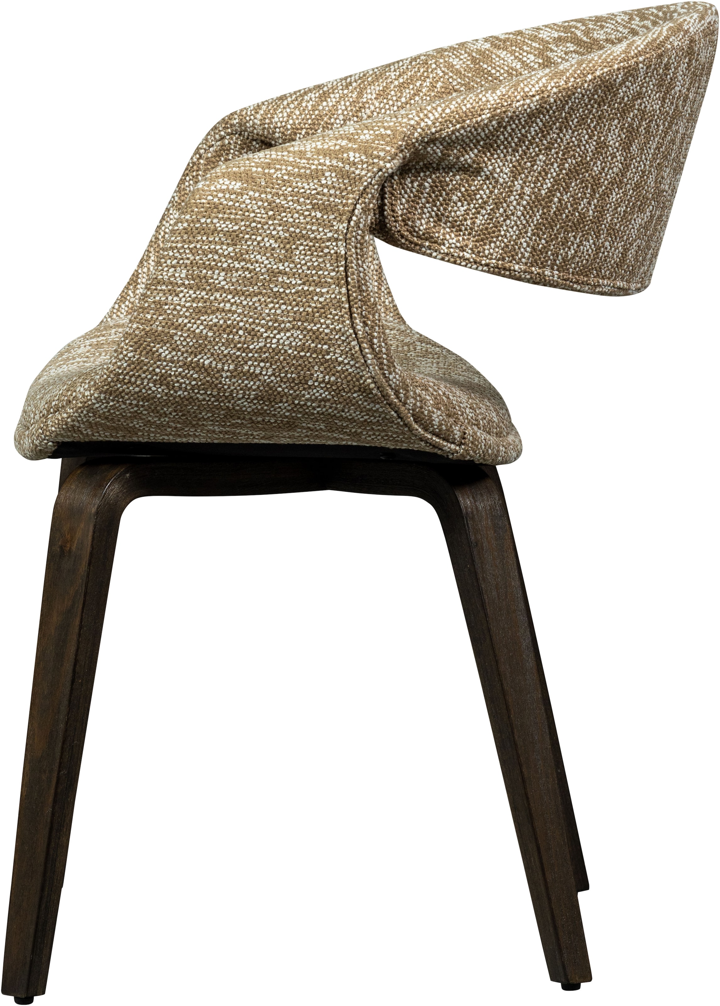 WOOOD Esszimmerstuhl »Yossi mit Gewebtem Bezug und Holzgestell B57 x T57 x H78 cm (2er-Set)« (Set) 2 Stk.Tragkraft 136 kg, maximale Verschleißfestigkeit, Pfleiglicht