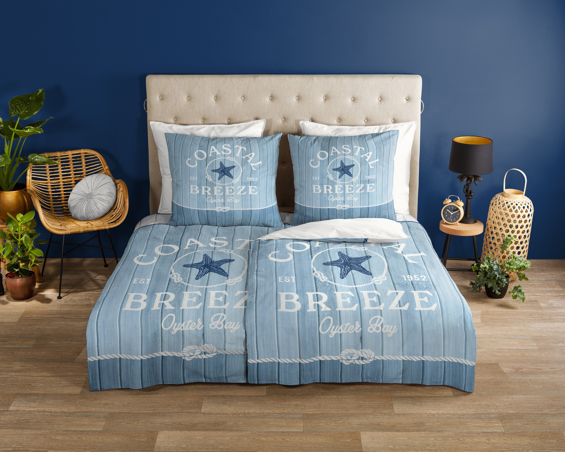 good morning Wendebettwäsche »Breeze«, Baumwolle, Renforcé, Reißverschluss, günstig online kaufen