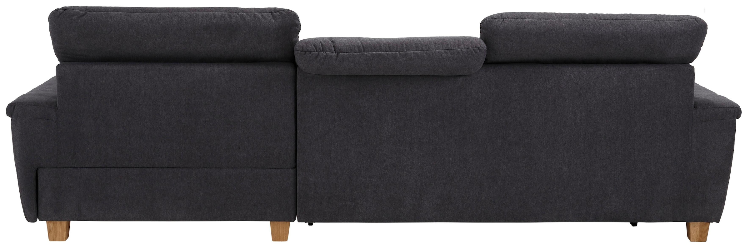 Home affaire Ecksofa »Lyla L-Form«, mit Recamiere, wahlweise mit Rückenfunktion und zusätzlich mit Bett