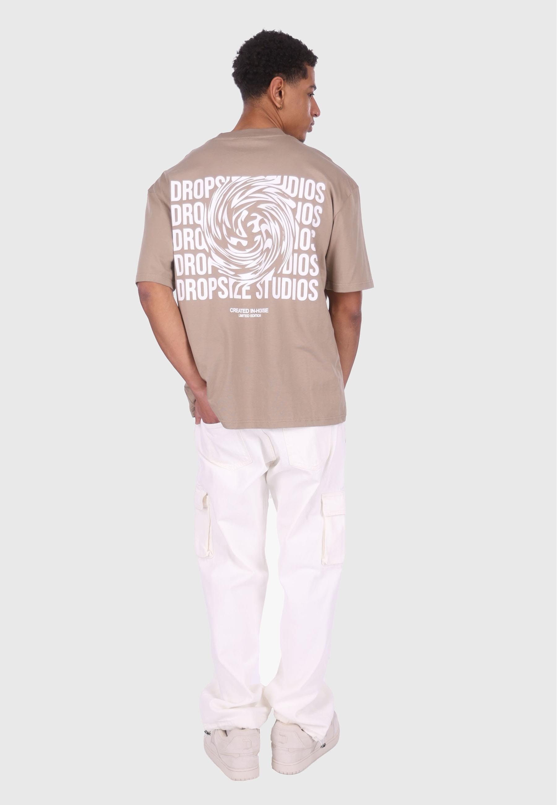 Dropsize T-Shirt »Dropsize HEAVY OVERSIZE DROPSIZE STUDIOS SWIRL T-SHIRT« 1 Stk. tlg.