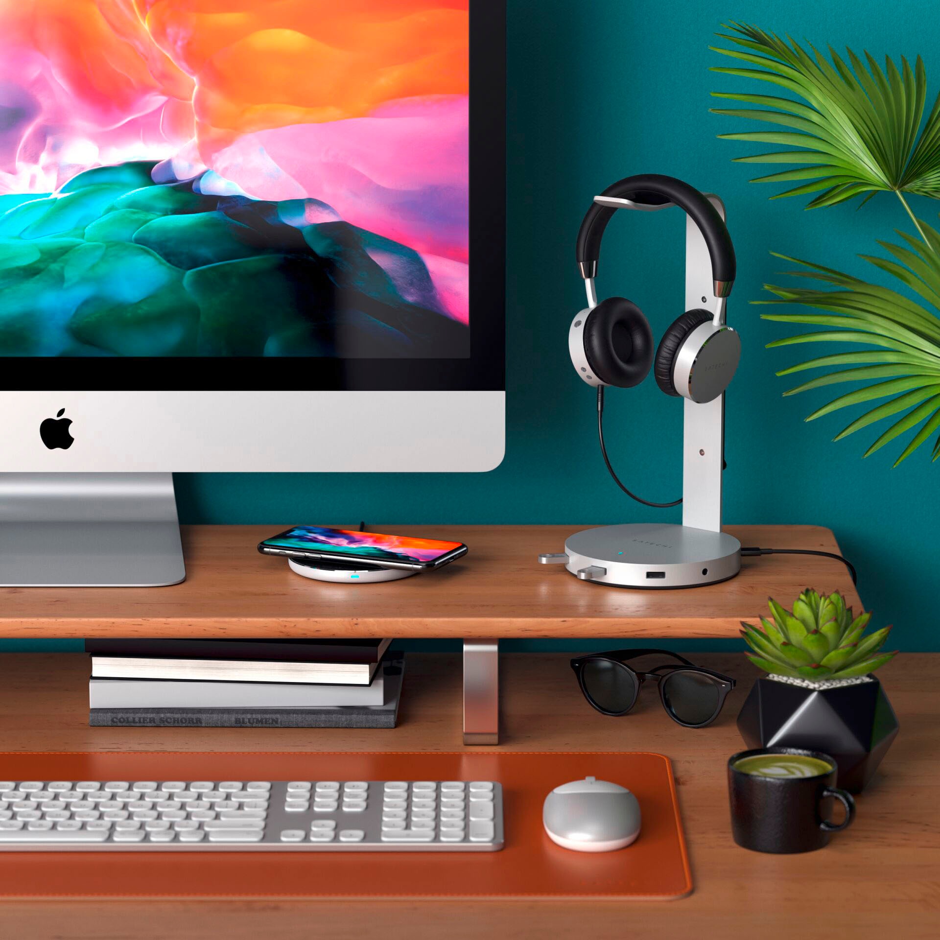 Satechi Headset-Halterung »Aluminum Headphone Stand Hub«