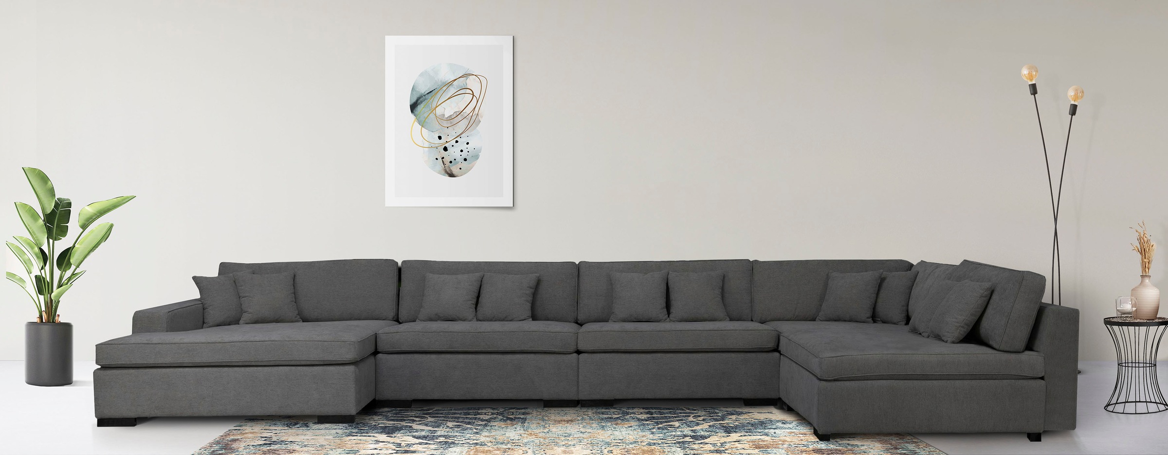 Guido Maria Kretschmer Home&Living Wohnlandschaft »Skara U-Form«, Lounge-So günstig online kaufen