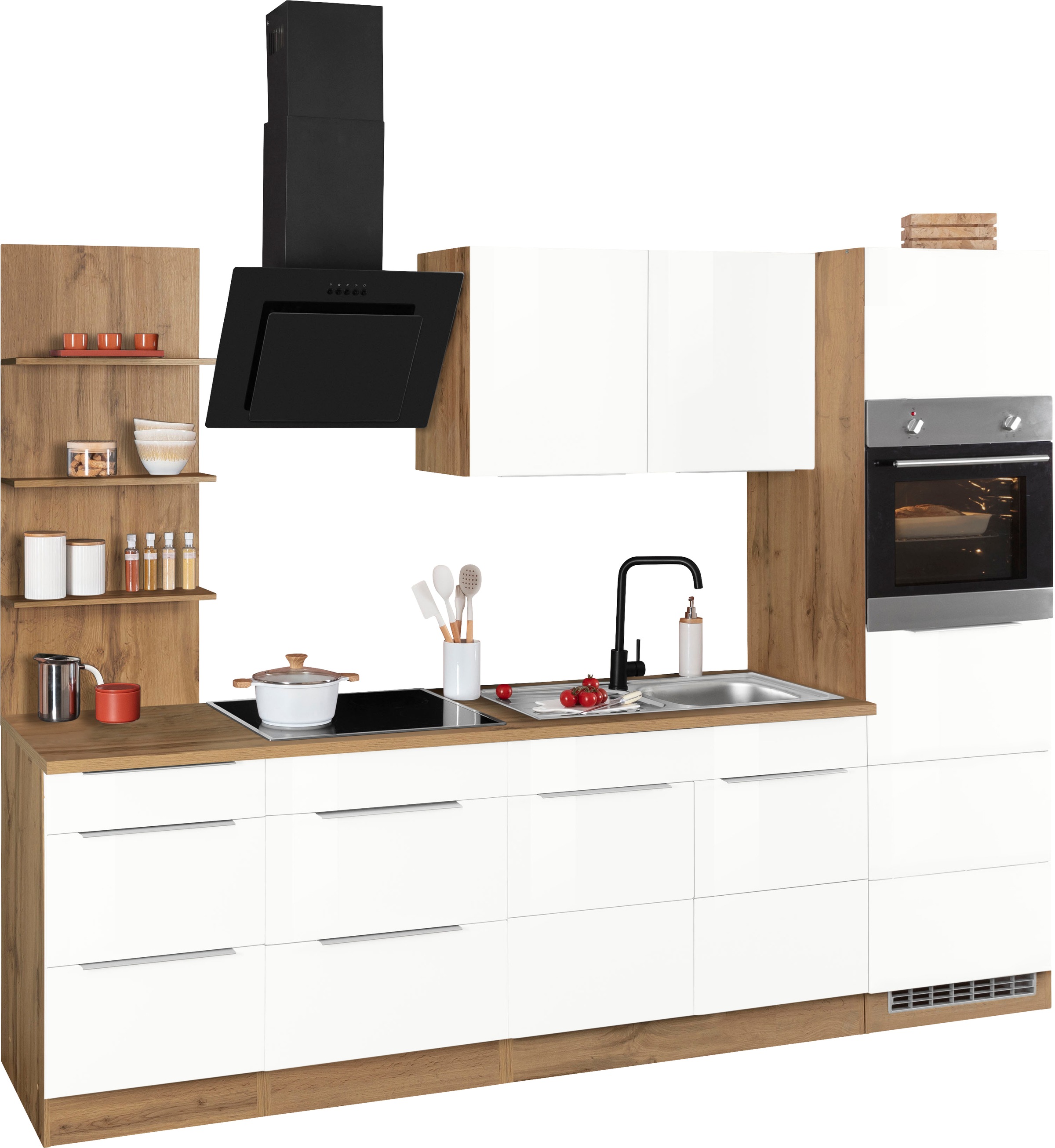 KOCHSTATION Küchenzeile »KS-Brindisi Breite 270 cm«, wahlweise mit E-Geräte günstig online kaufen