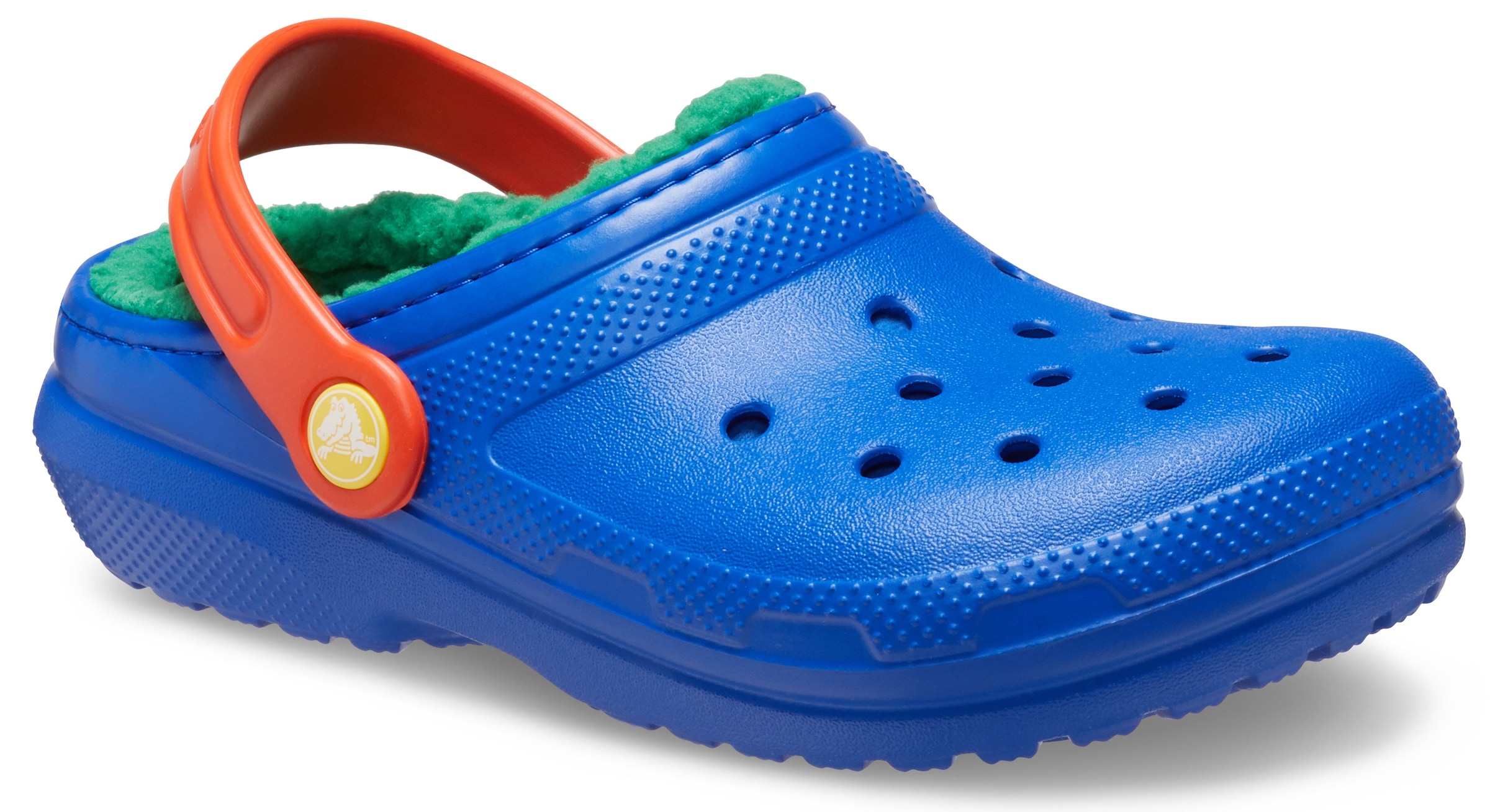 Crocs Hausschuh »Classic Lined Clog K«, Winterschuh, Pantoffel, Hausschuh mit schwenkbarem Fersenriemen