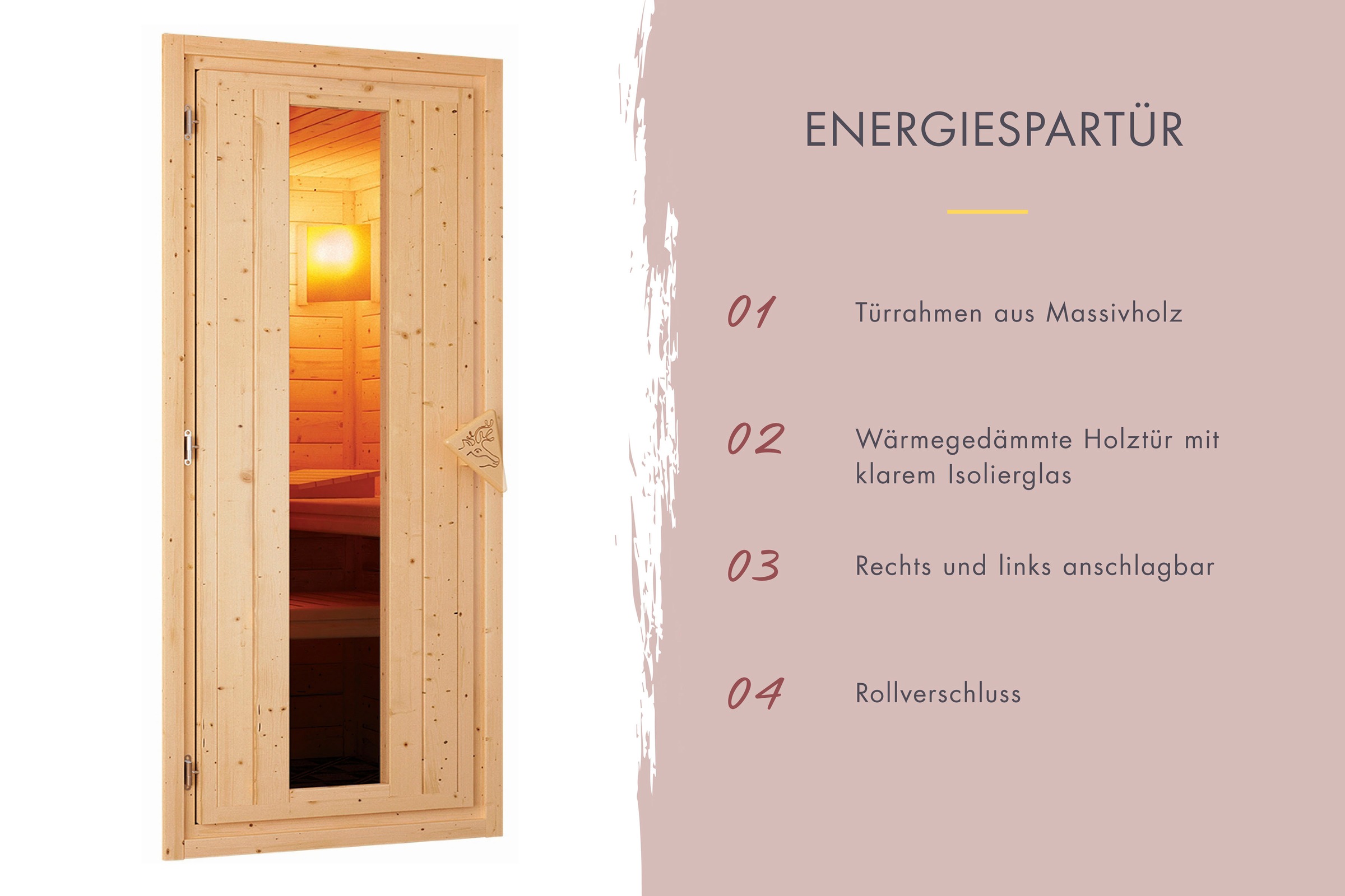 Karibu Sauna »Svea (Eckeinstieg)«, inklusive Ofenschutzgitter und Tür