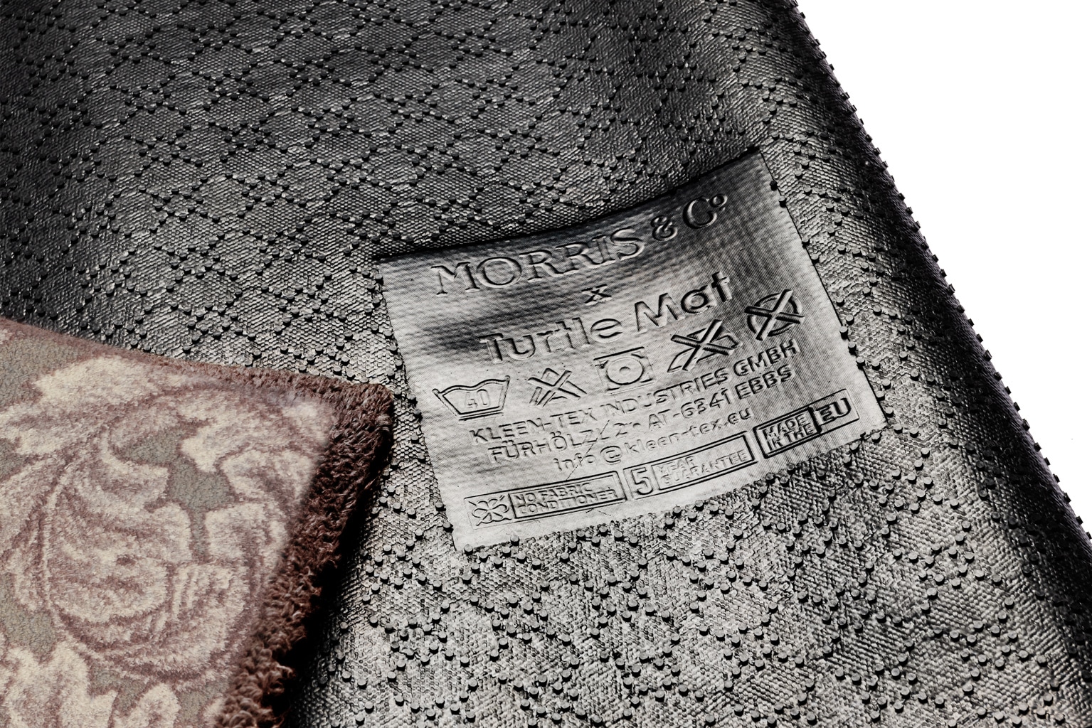 Turtle Mat Fußmatte »Acanthus Brown« rechteckig 9 mm Höhe