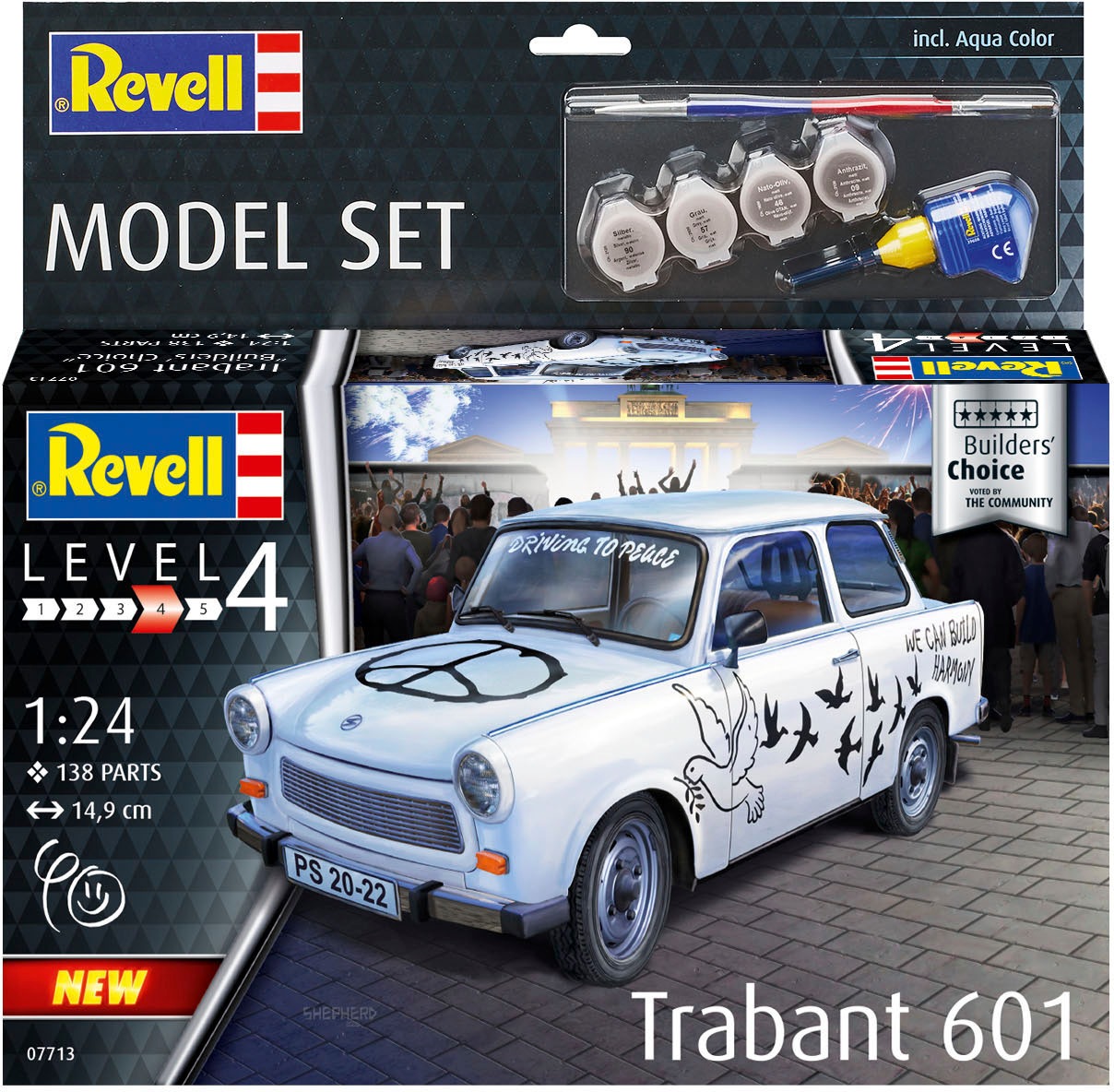 Revell® Modellbausatz »Trabant 601S«, 1:24, Made in Europe