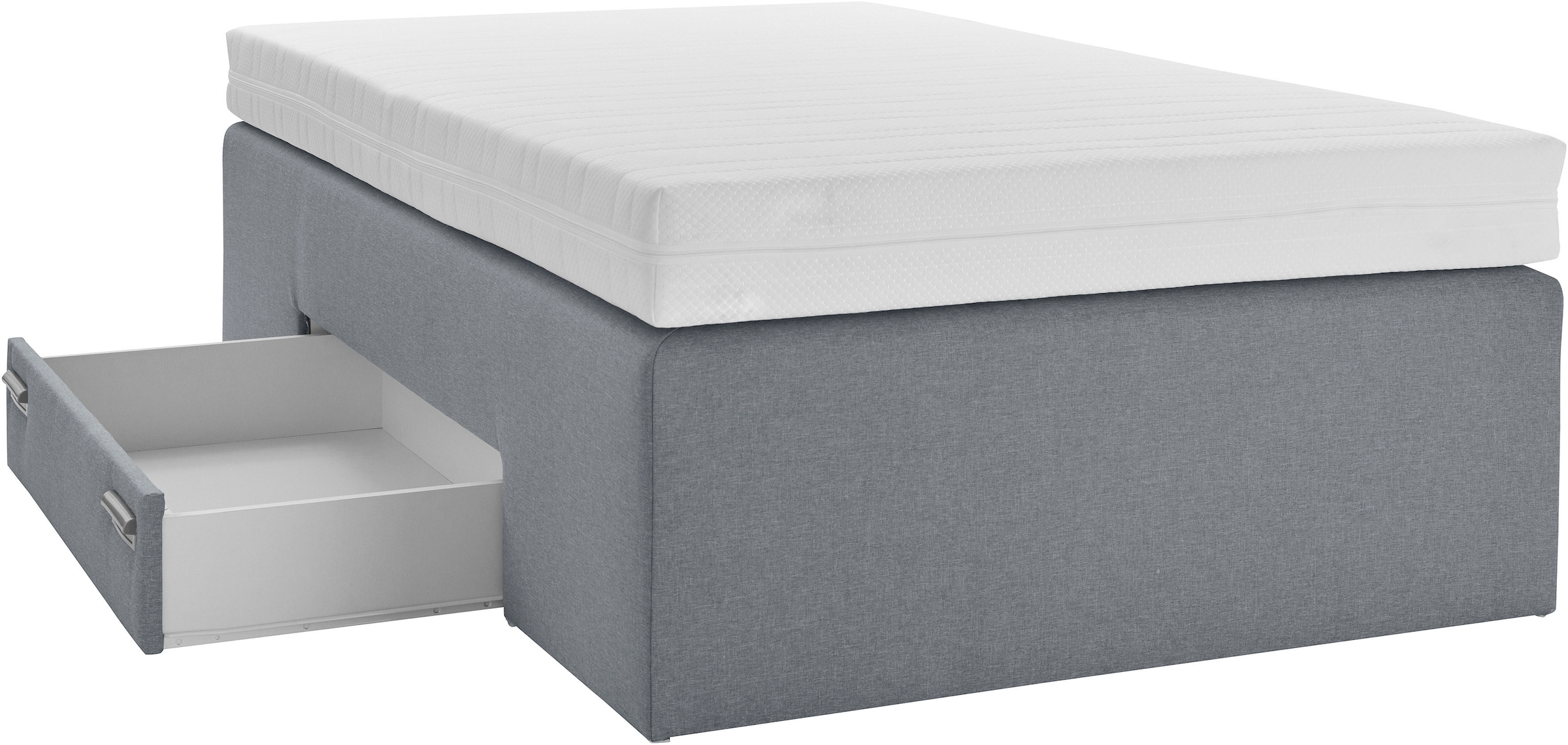 Westfalia Schlafkomfort Boxspringbett, mit integrierter Schublade, frei im Raum stellbar