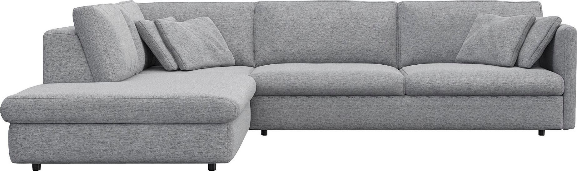 FLEXLUX Ecksofa "Lovane, elegant und zeitlos, bequem, L-Form", Weich & ansc günstig online kaufen