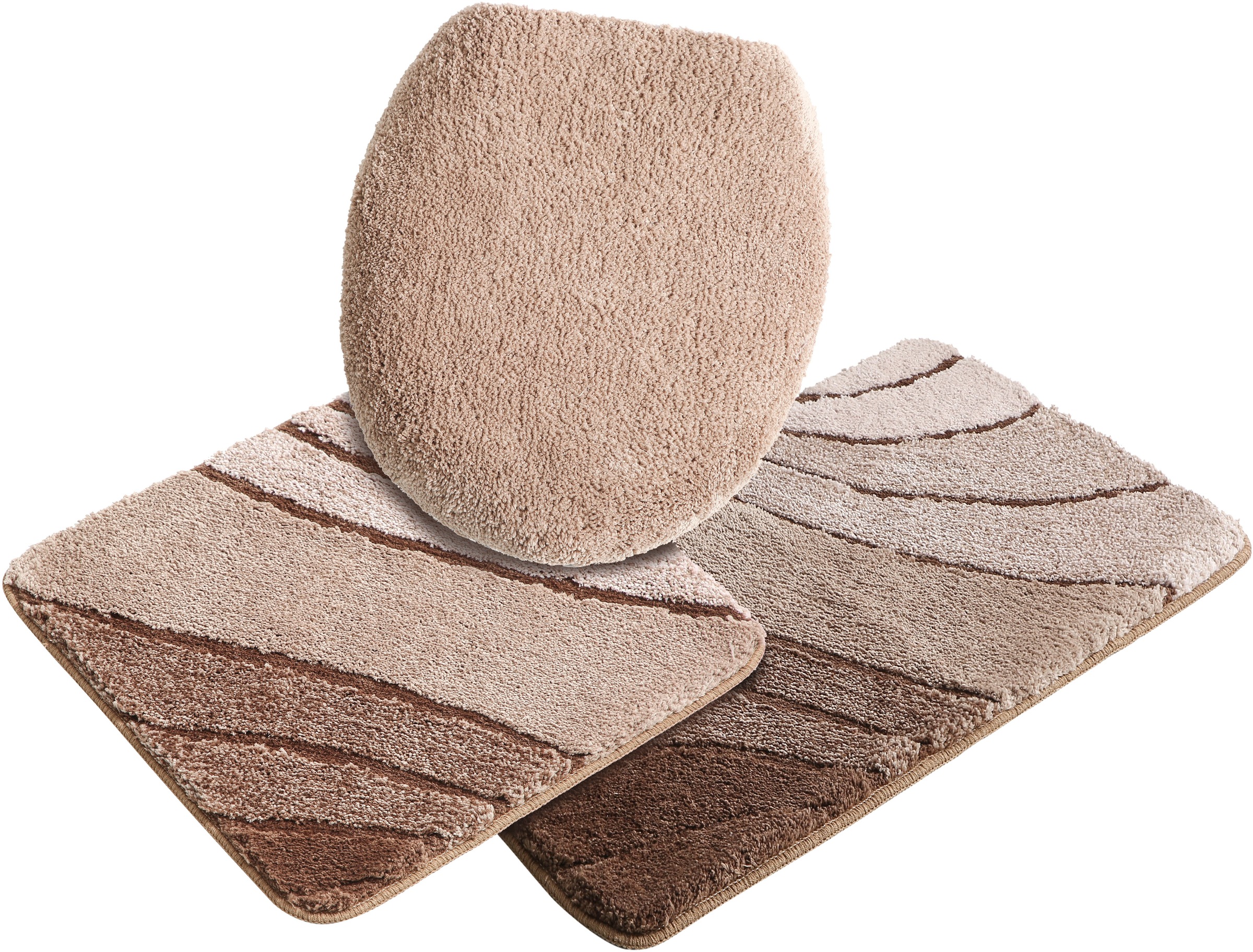 my home Badematte »Josie, Badvorleger, Badezimmer Teppich«, rutschhemmend b günstig online kaufen