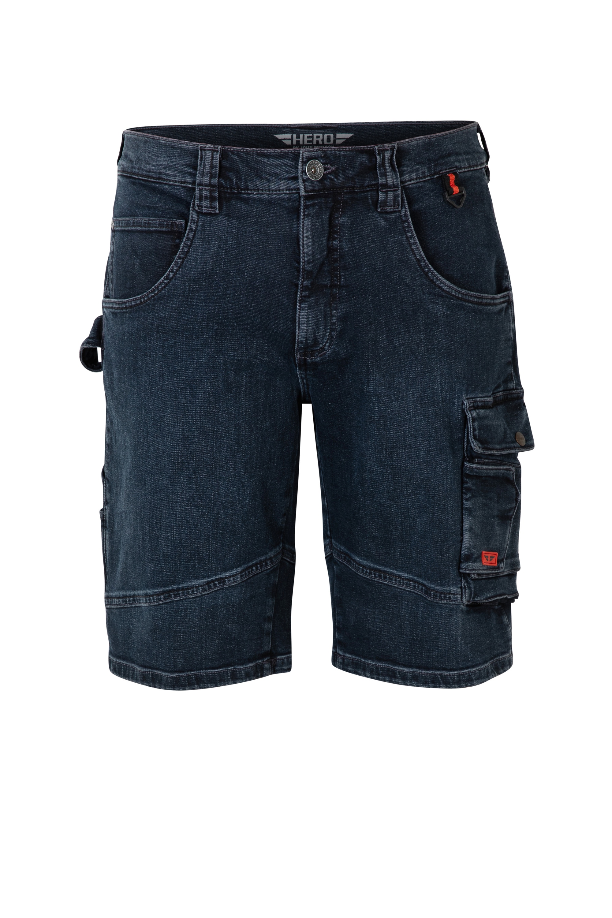 HERO by John Medoox Workerjeans »LUCAN Denim Workwear Arbeits-Cargoshorts Jeans« Arbeits-Cargoshorts Jeans Denim / Jeansfür Herren