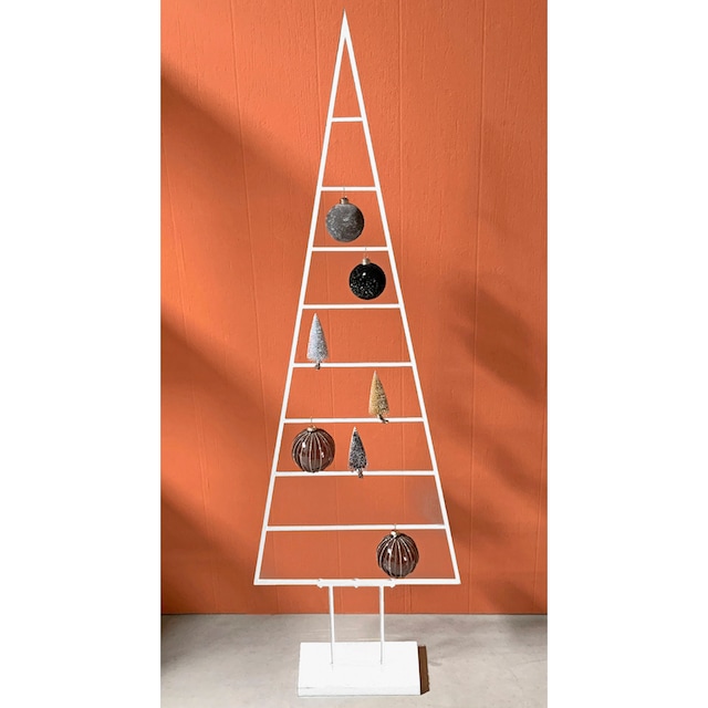 my home Dekobaum »Weihnachtsdeko aus Metall«, (Set, 2 St.), Weihnachtsbaum  zum individuellen Dekorieren auf Raten kaufen