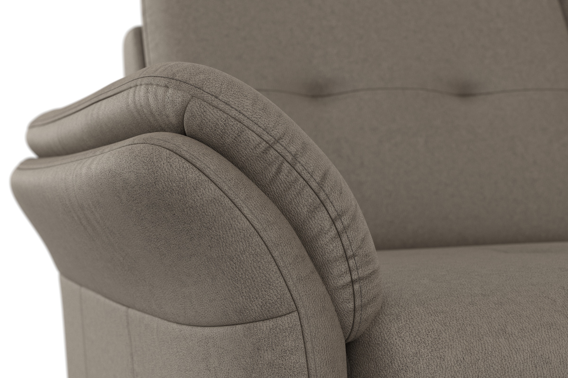 sit&more 2-Sitzer »Göteborg«, inklusive Sitztiefenverstellung und Federkern