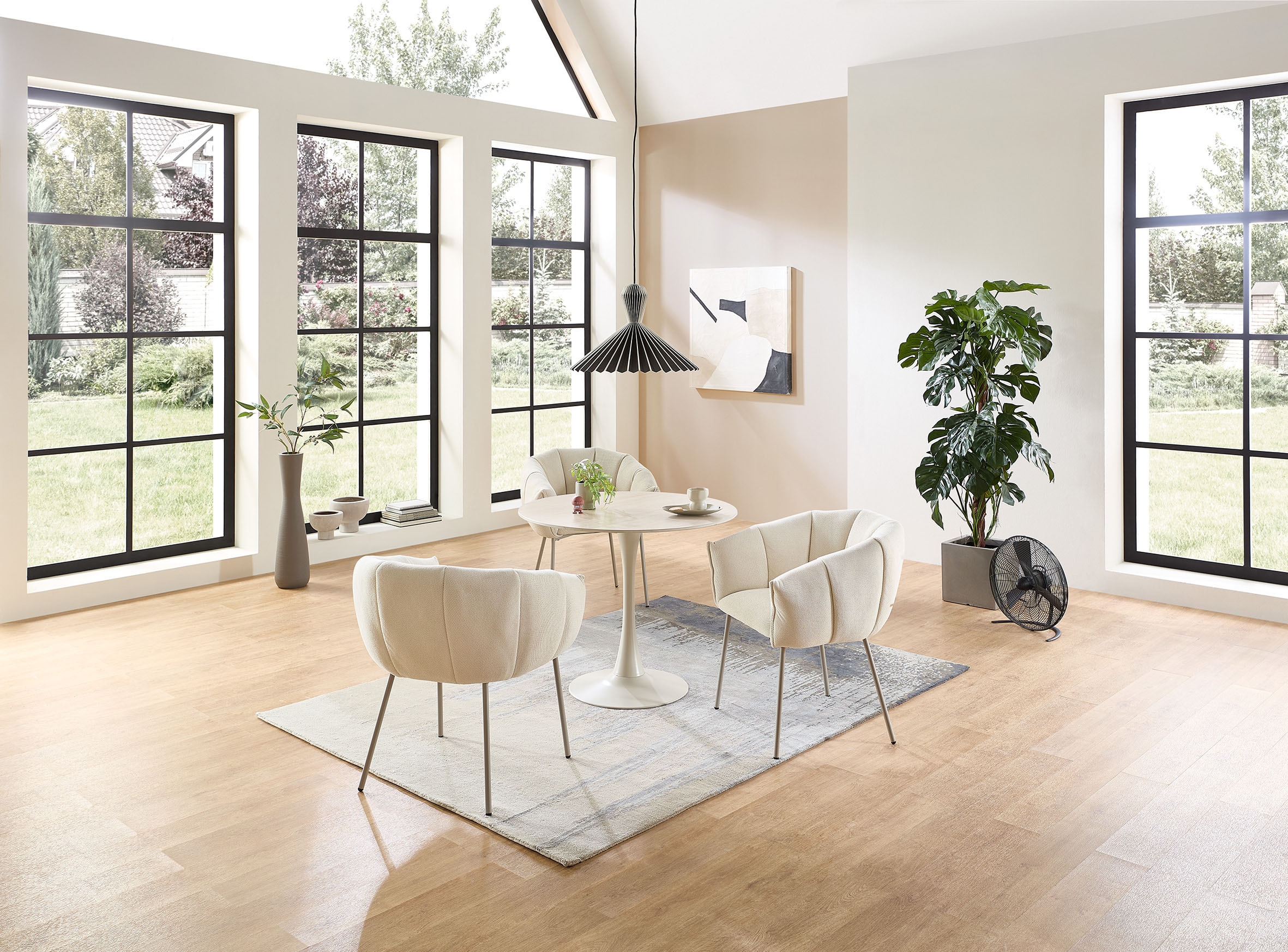 Stolkom Armlehnstuhl »Pina BxHxT 70x78x63 cm« (Set) 2 Stk.Breite 70cm, Metallgestell