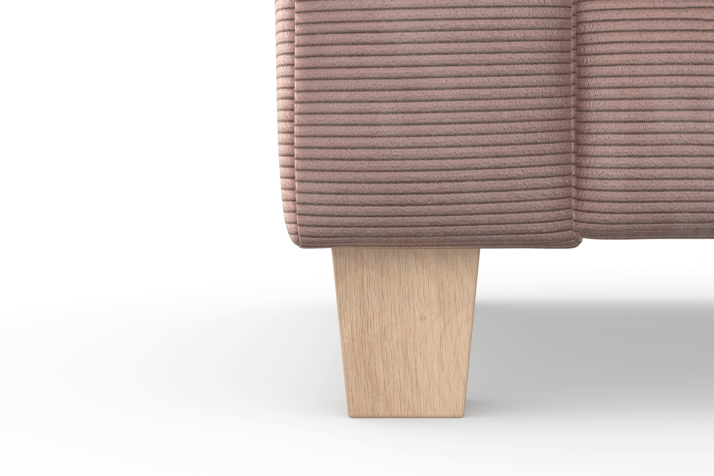 Home affaire Ecksofa »Summer L-Form«, mit Ottomane, wahlweise mit Bettfunktion und Bettkasten, Cord-Bezug